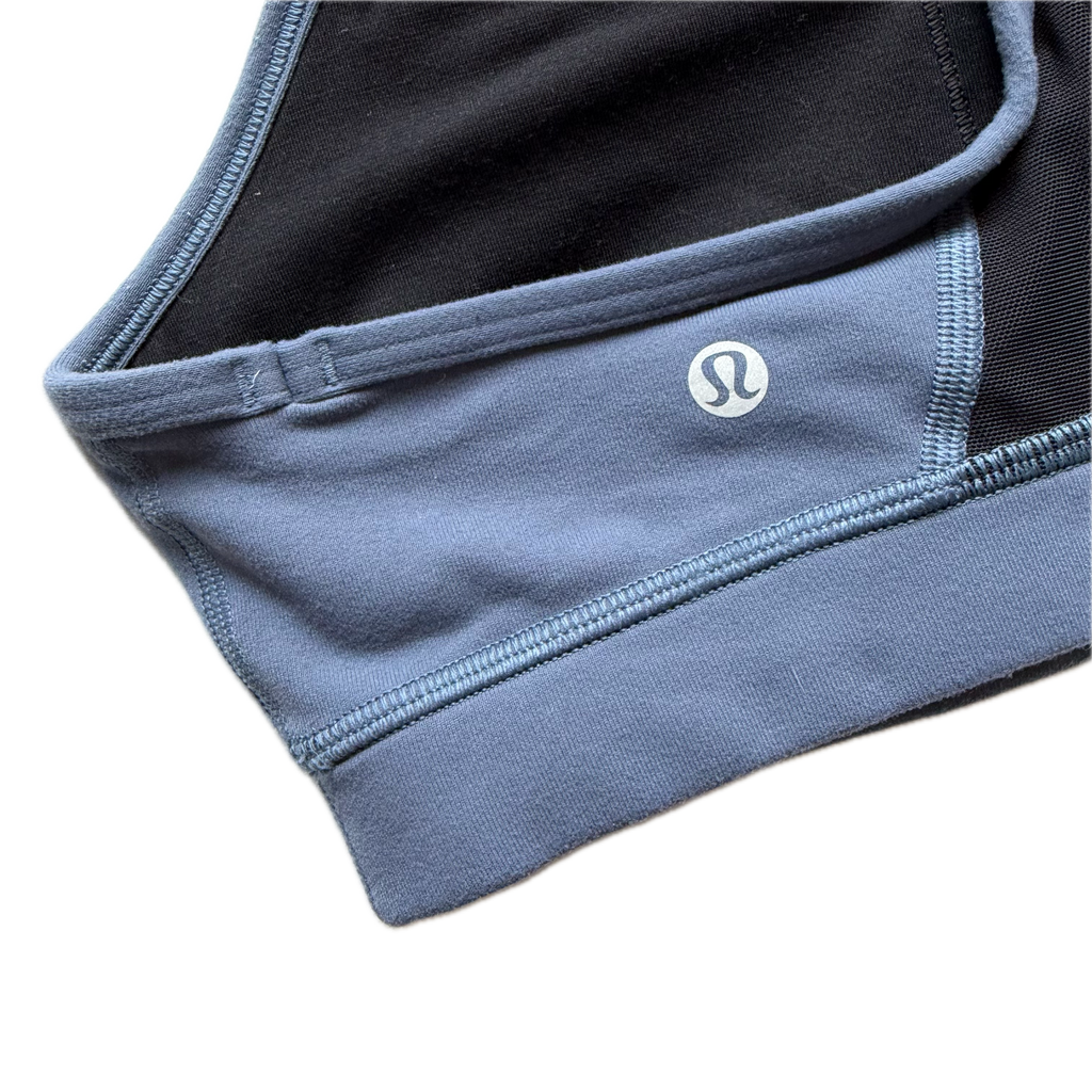 Top talla 6 azul petróleo