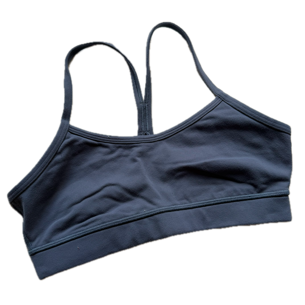 Top talla 6 azul petróleo