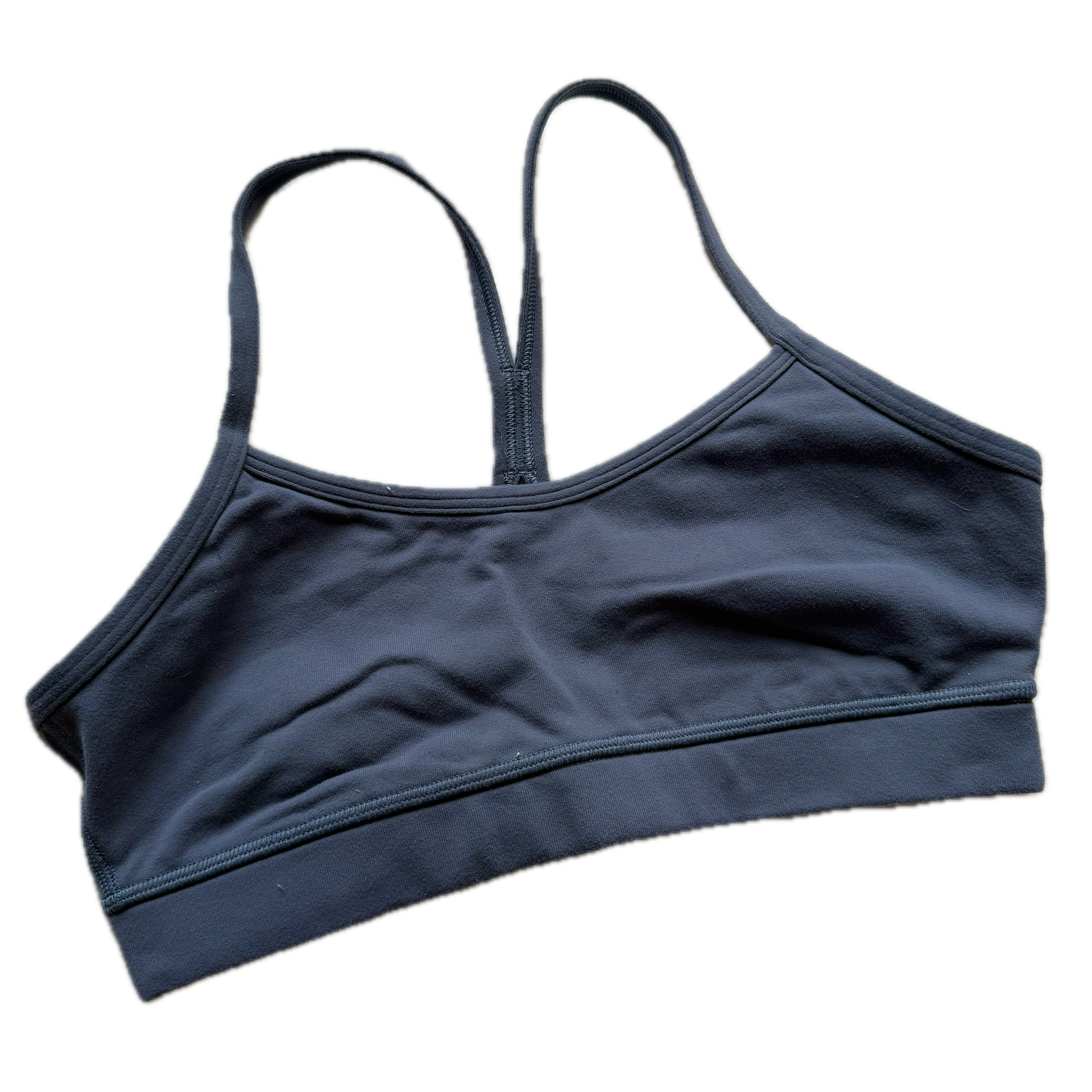 Top talla 6 azul petróleo