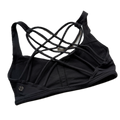 Top talla 6 negro espalda cruzada