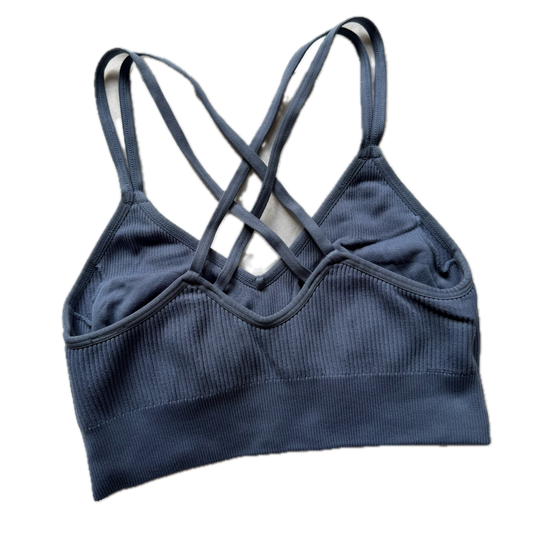 Top talla XS azul petróleo soporte bajo