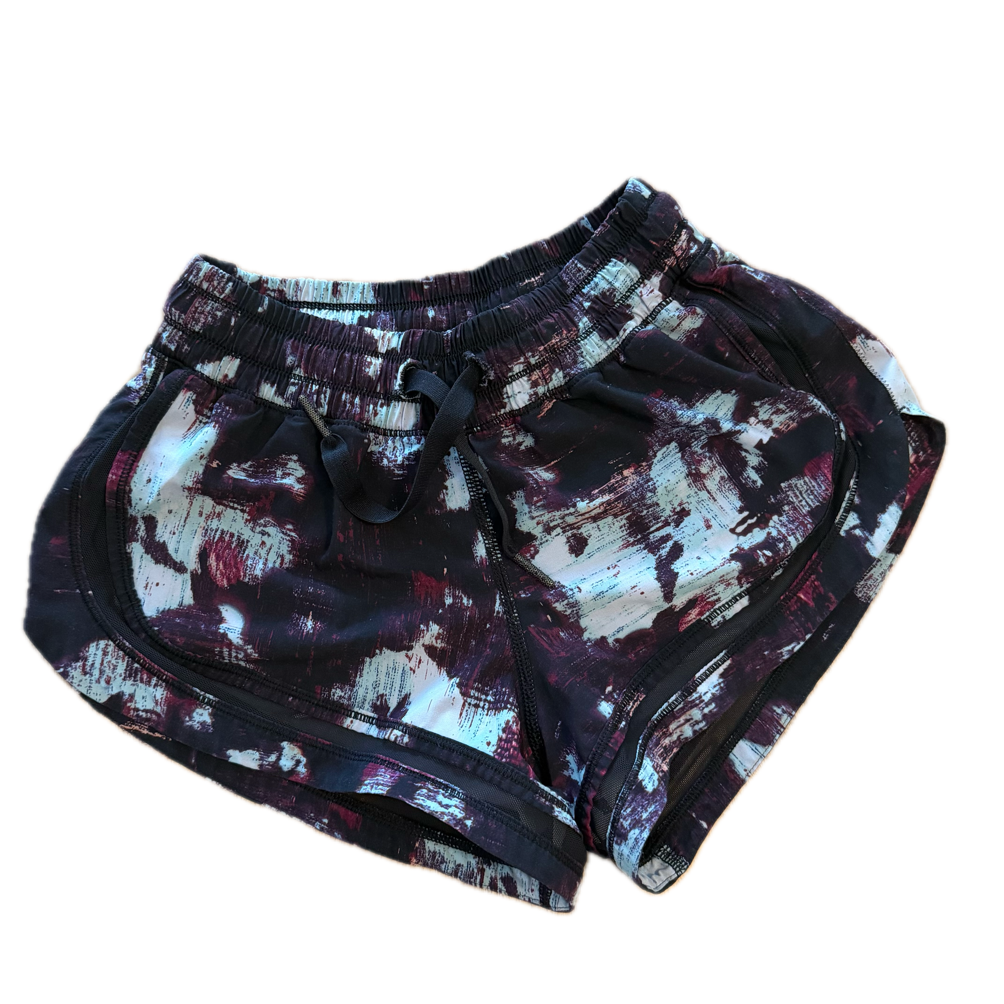 Short Lululemon talla 2 print tela Nulux™