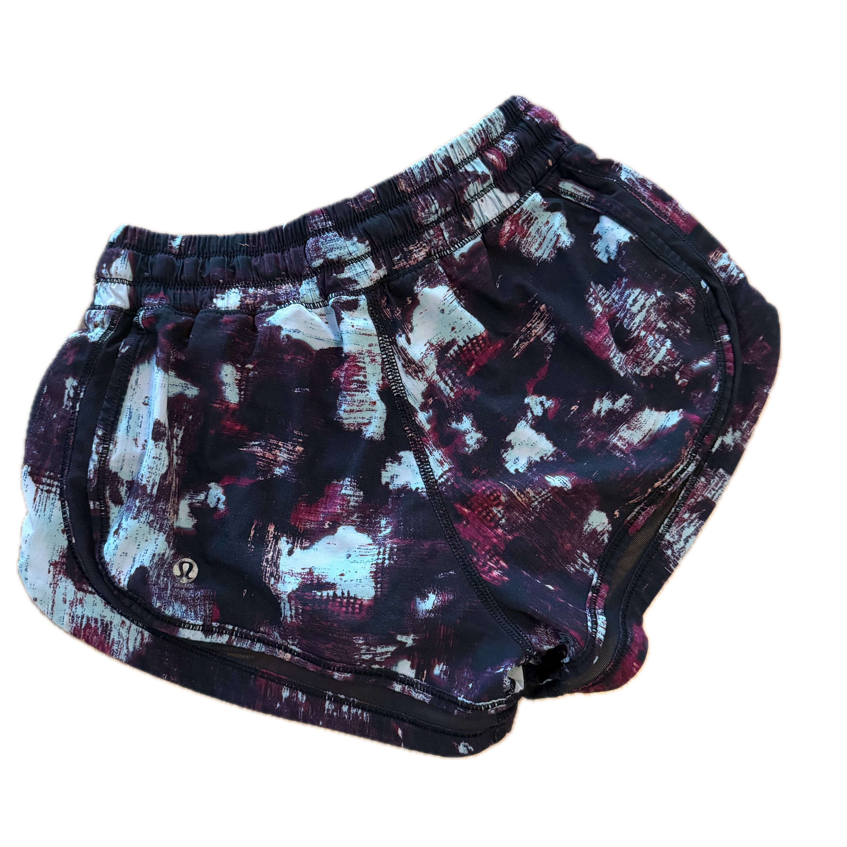 Short Lululemon talla 2 print tela Nulux™