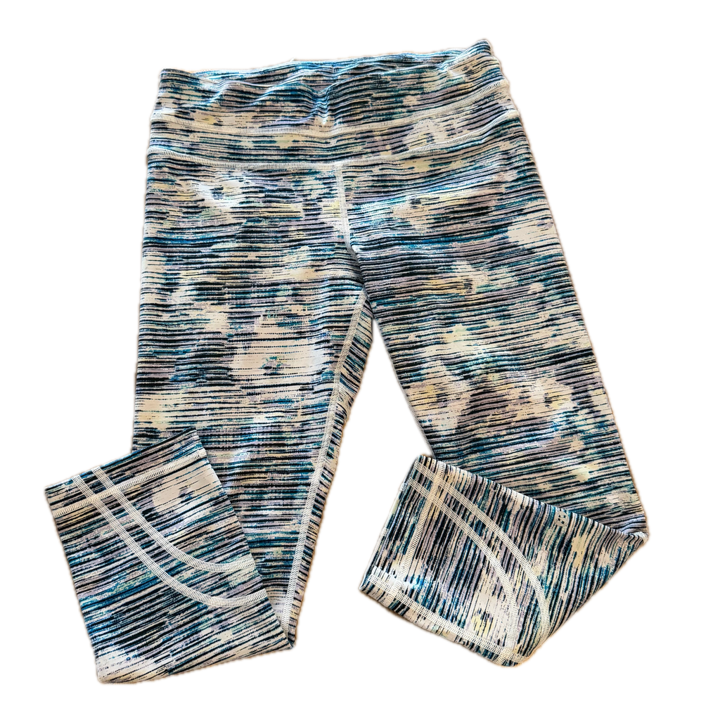 Legging talla 6 rayas azules