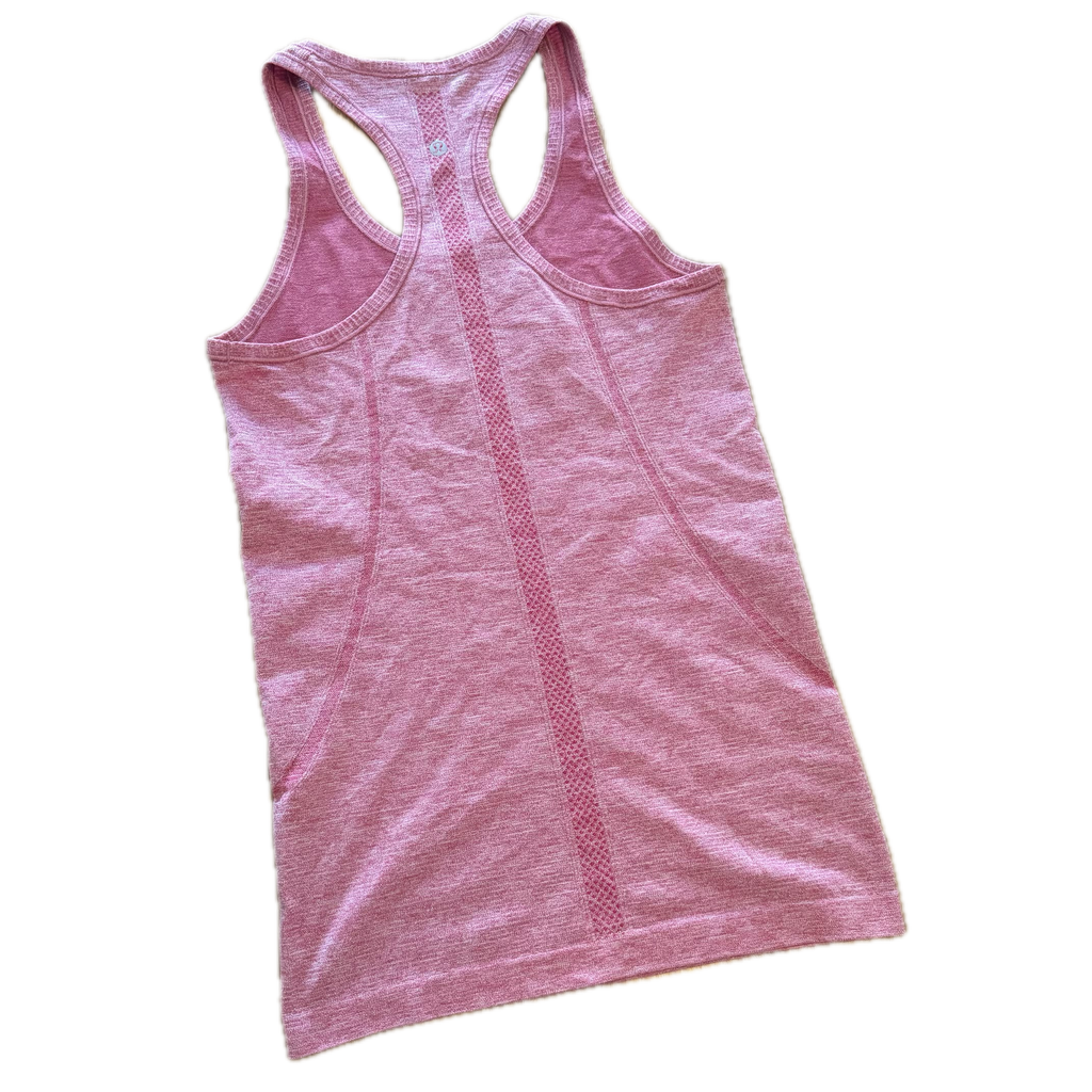 Tank talla 6 rosa con brillos tela anti olor