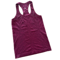 Tank talla 6 vino jaspeada tela anti olor