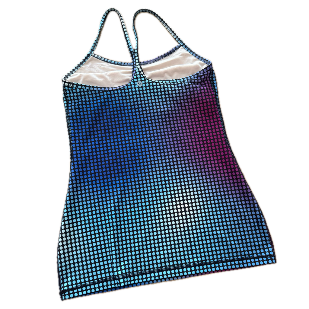 Tank talla 6 bolas azul y rosas
