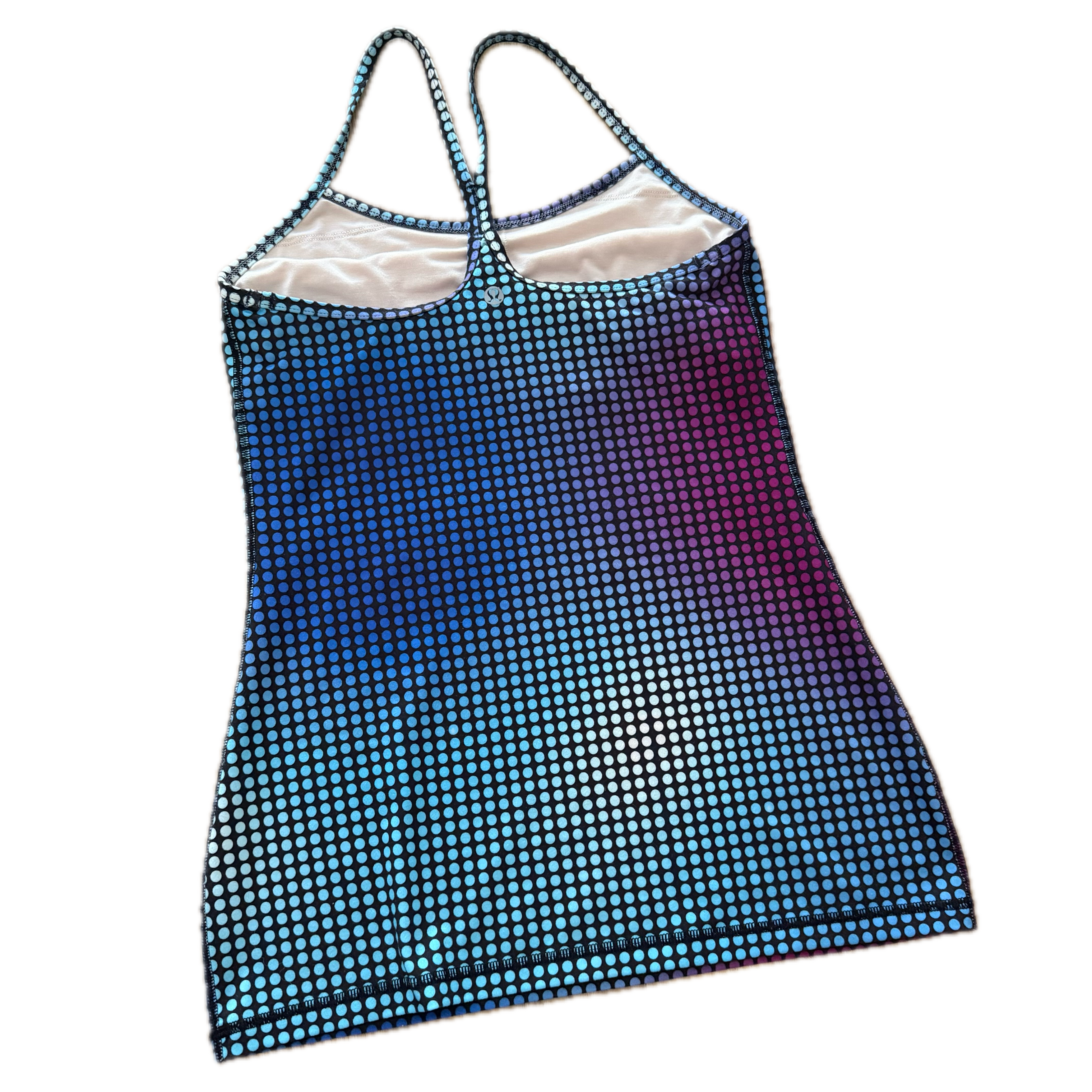 Tank talla 6 bolas azul y rosas