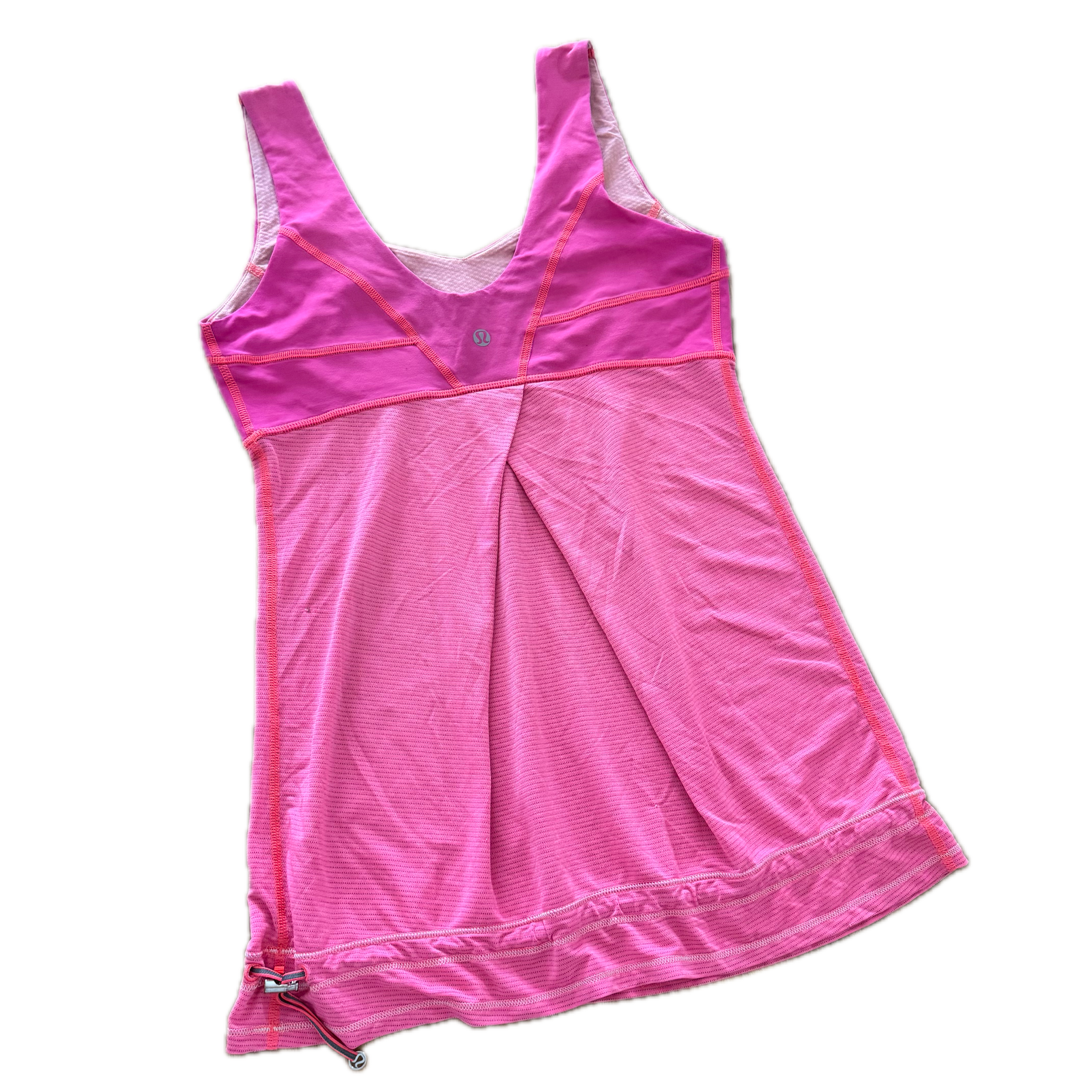 Tank Lululemon talla 6 rosa fosfo tela Luxtreme™