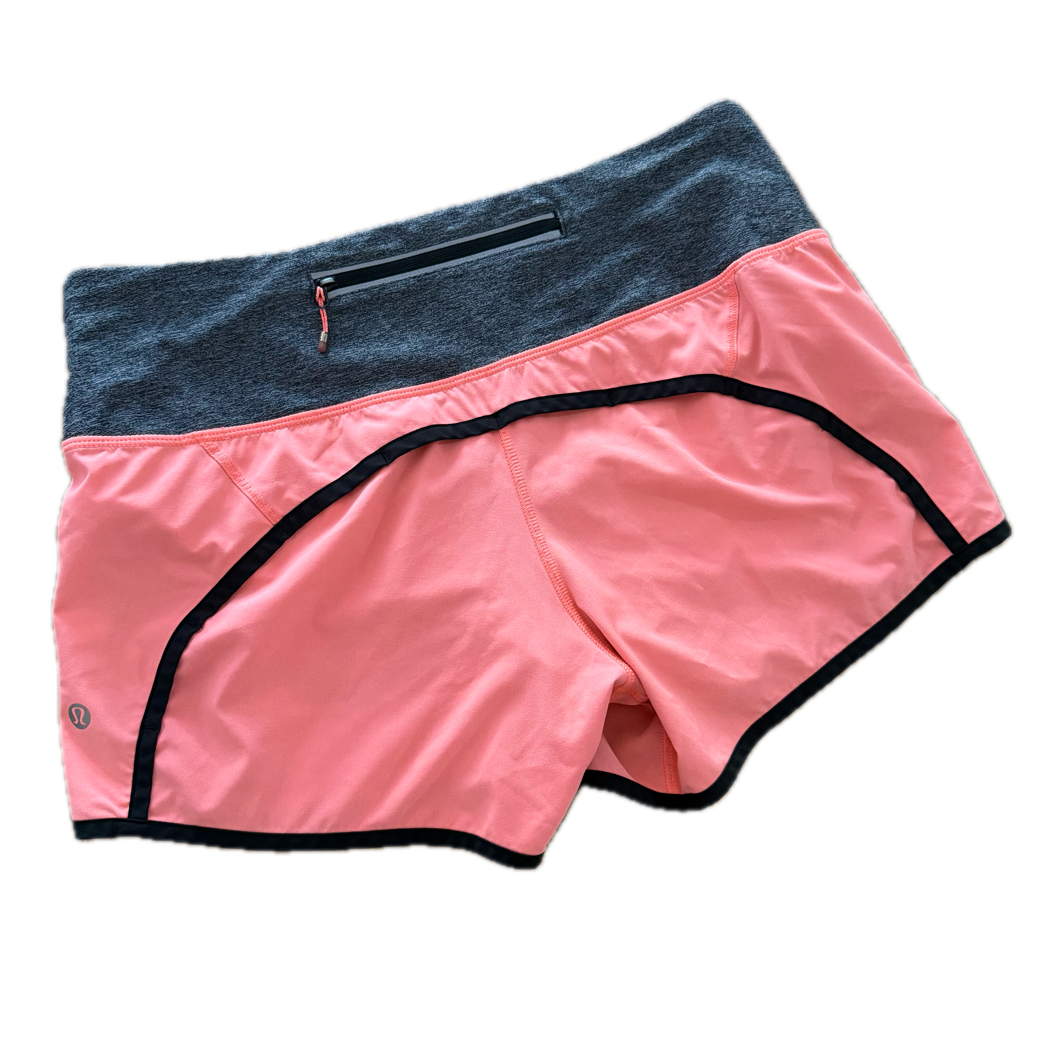 Short Lululemon talla 6 coral tela Nulux™
