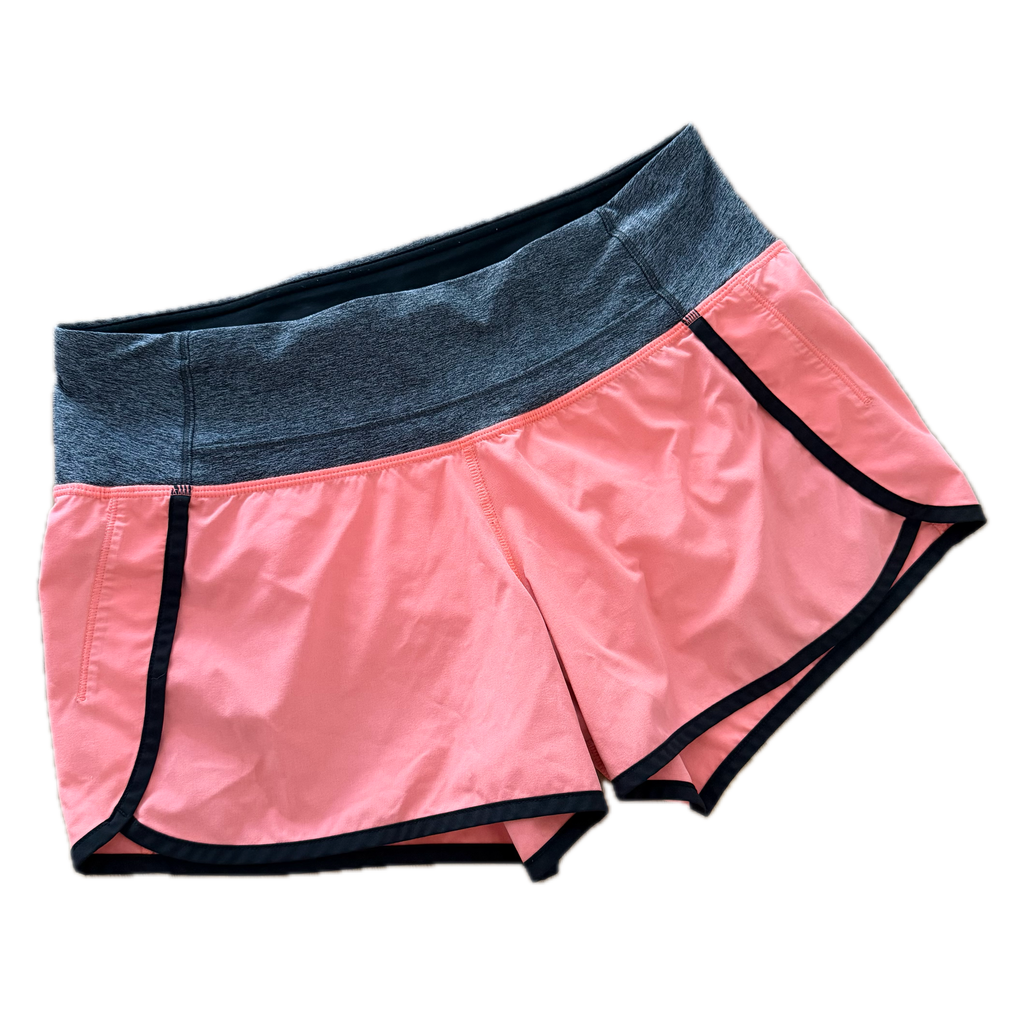 Short Lululemon talla 6 coral tela Nulux™