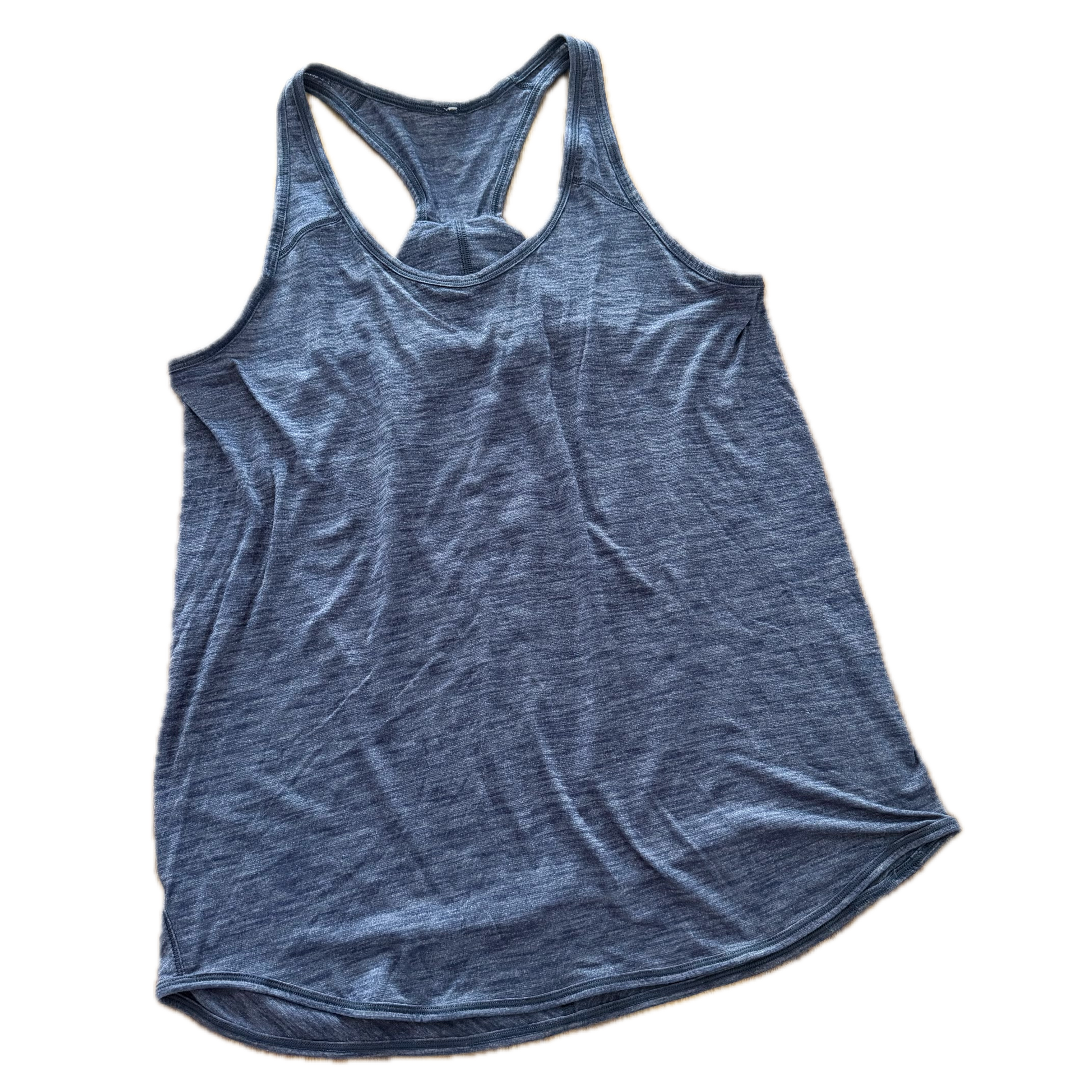 Tank Lululemon talla 8 azul jaspeado tela Nulu™