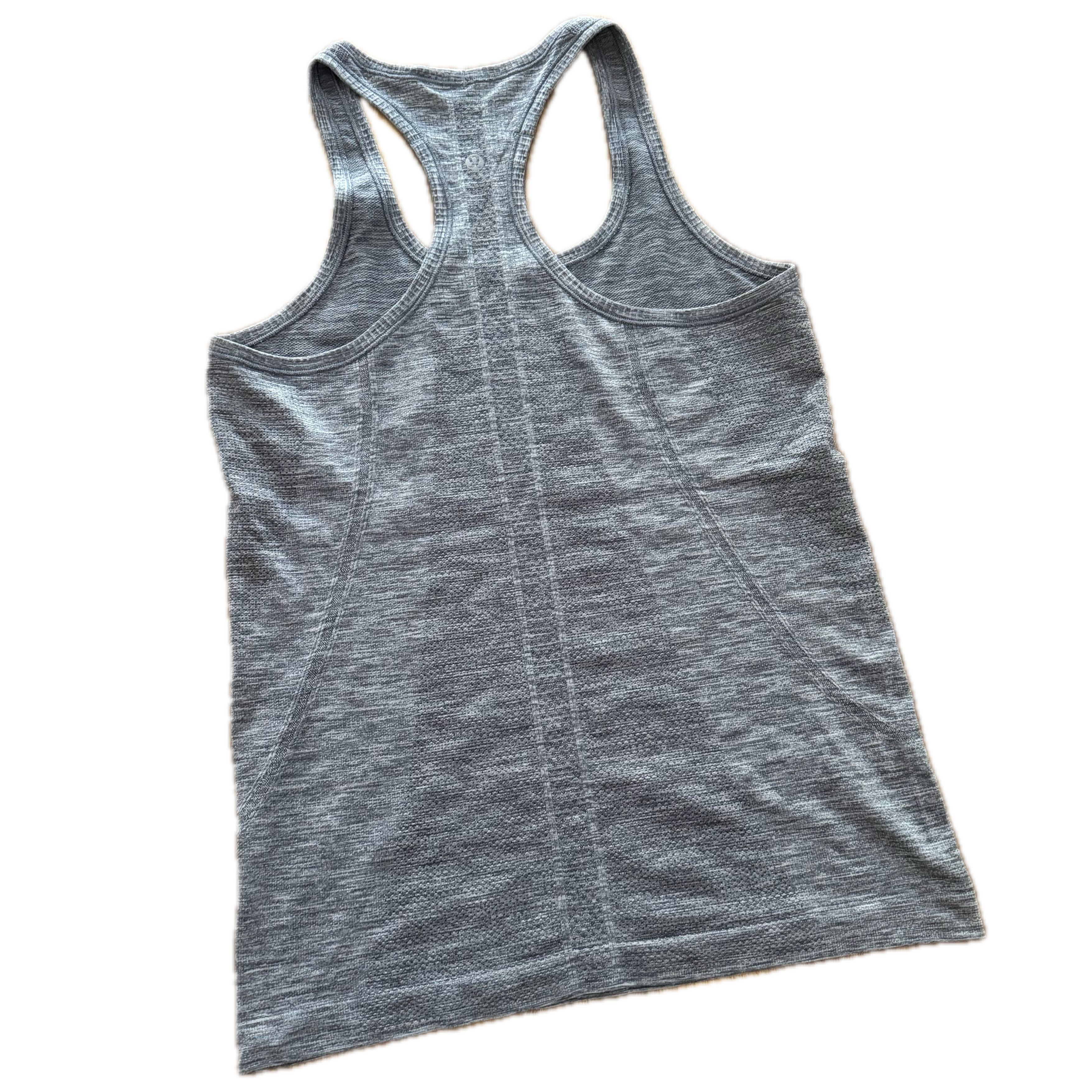 Tank Lululemon talla 8 gris tela Silverescent™