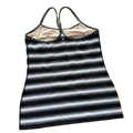 Tank top talla 12 rayas negro y blanco