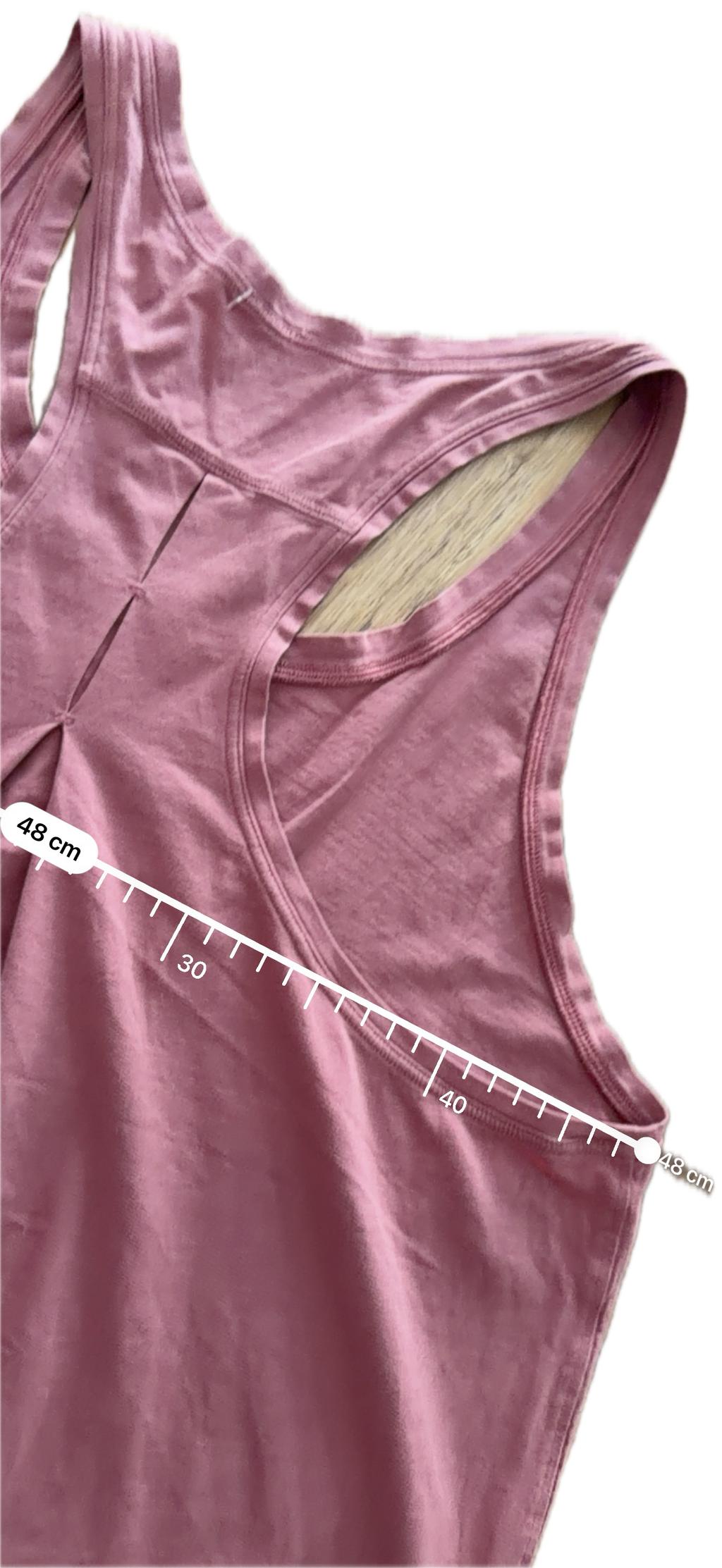 Tank talla 12 rosa de algodón