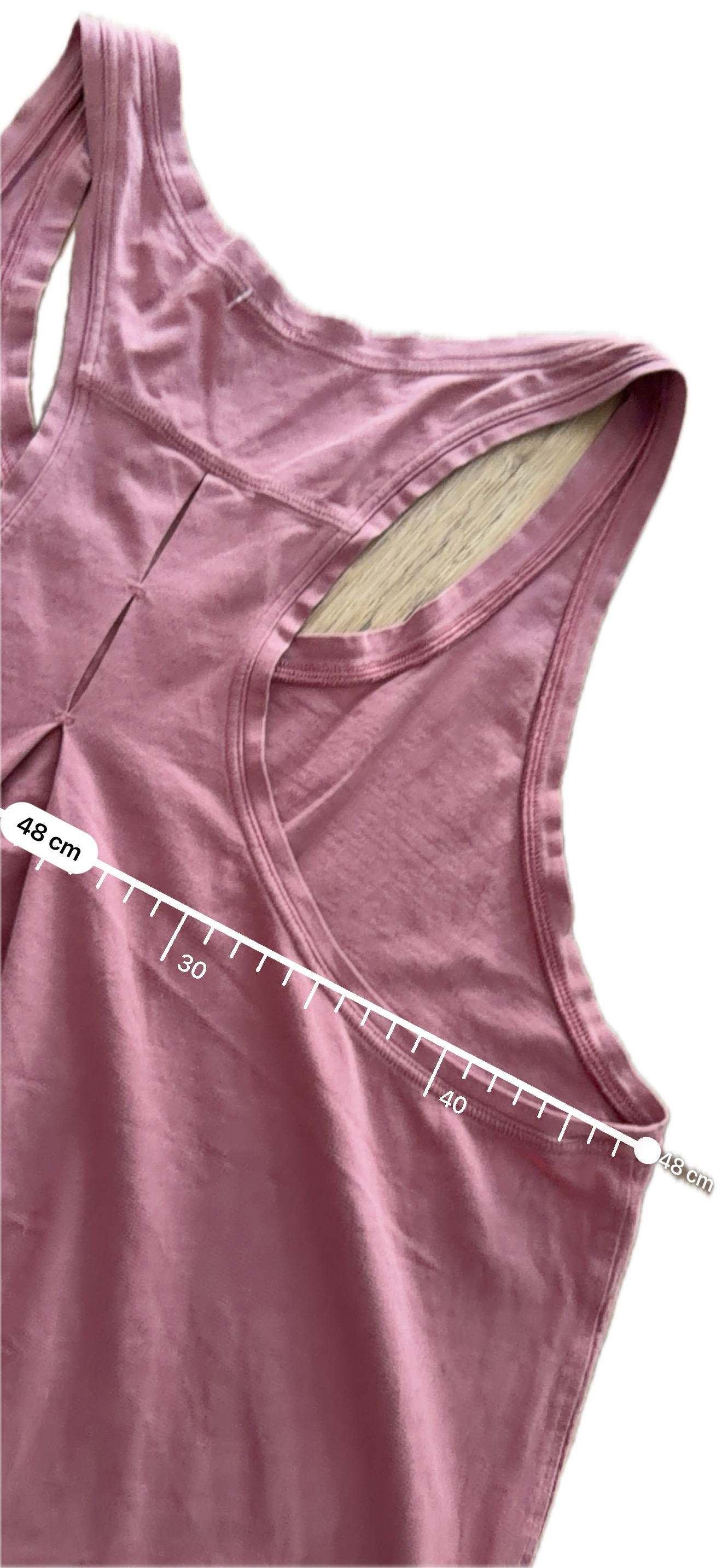 Tank talla 12 rosa de algodón