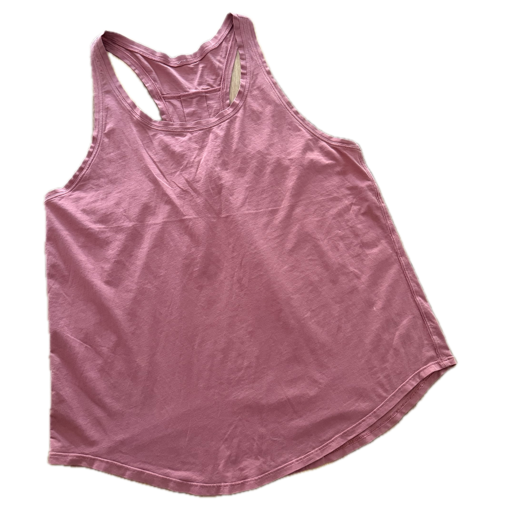 Tank talla 12 rosa de algodón
