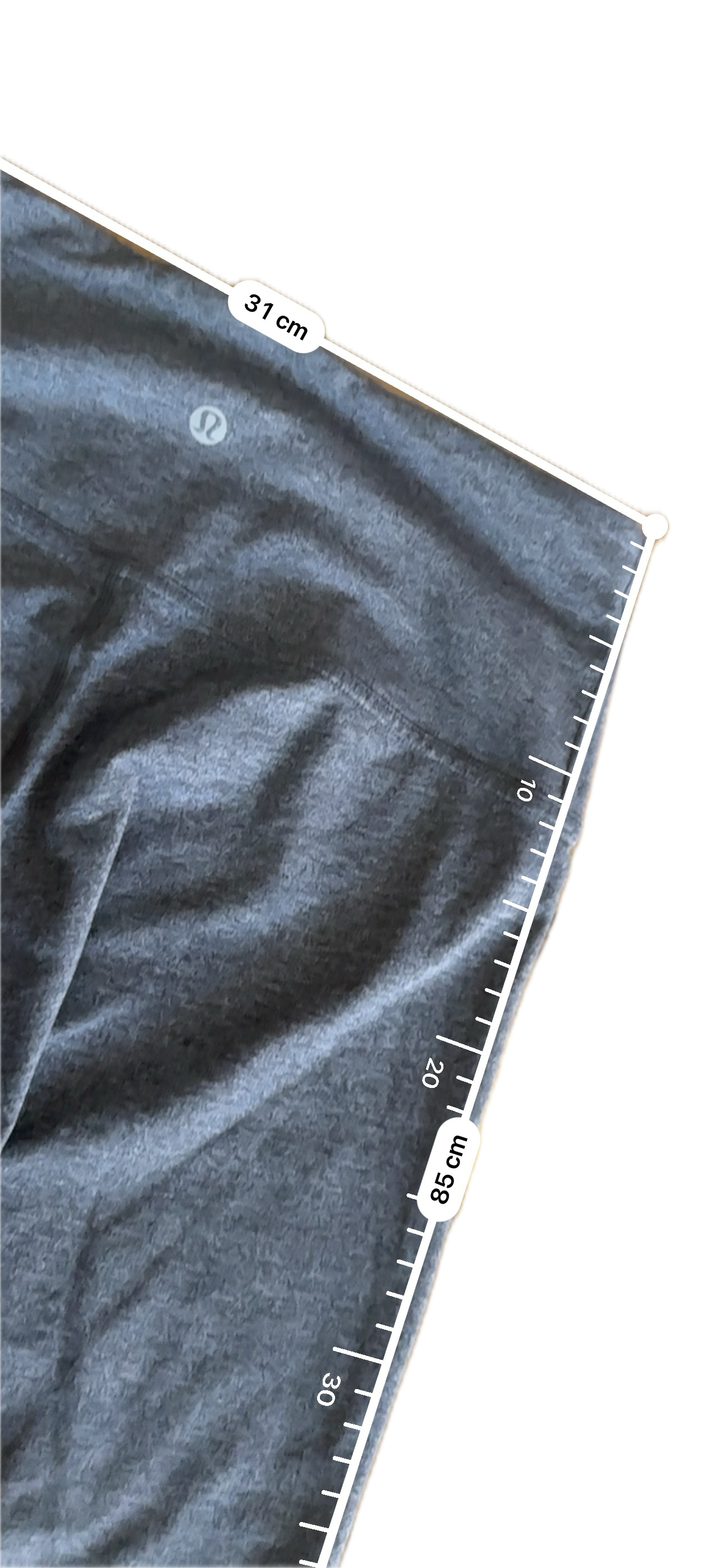 Legging 8 gris con lineas rosas laterales