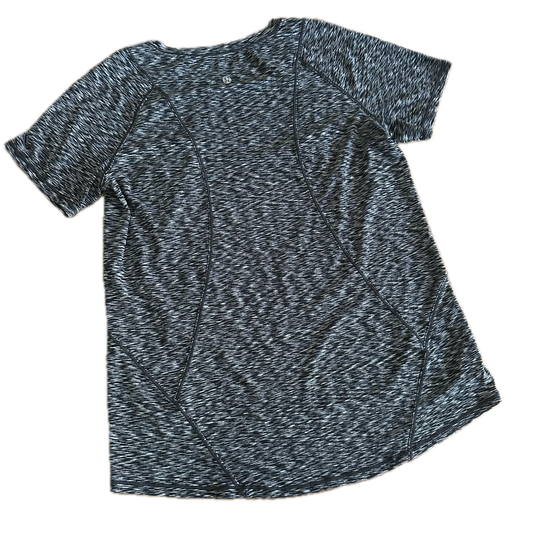 Playera 8 gris jaspeada
