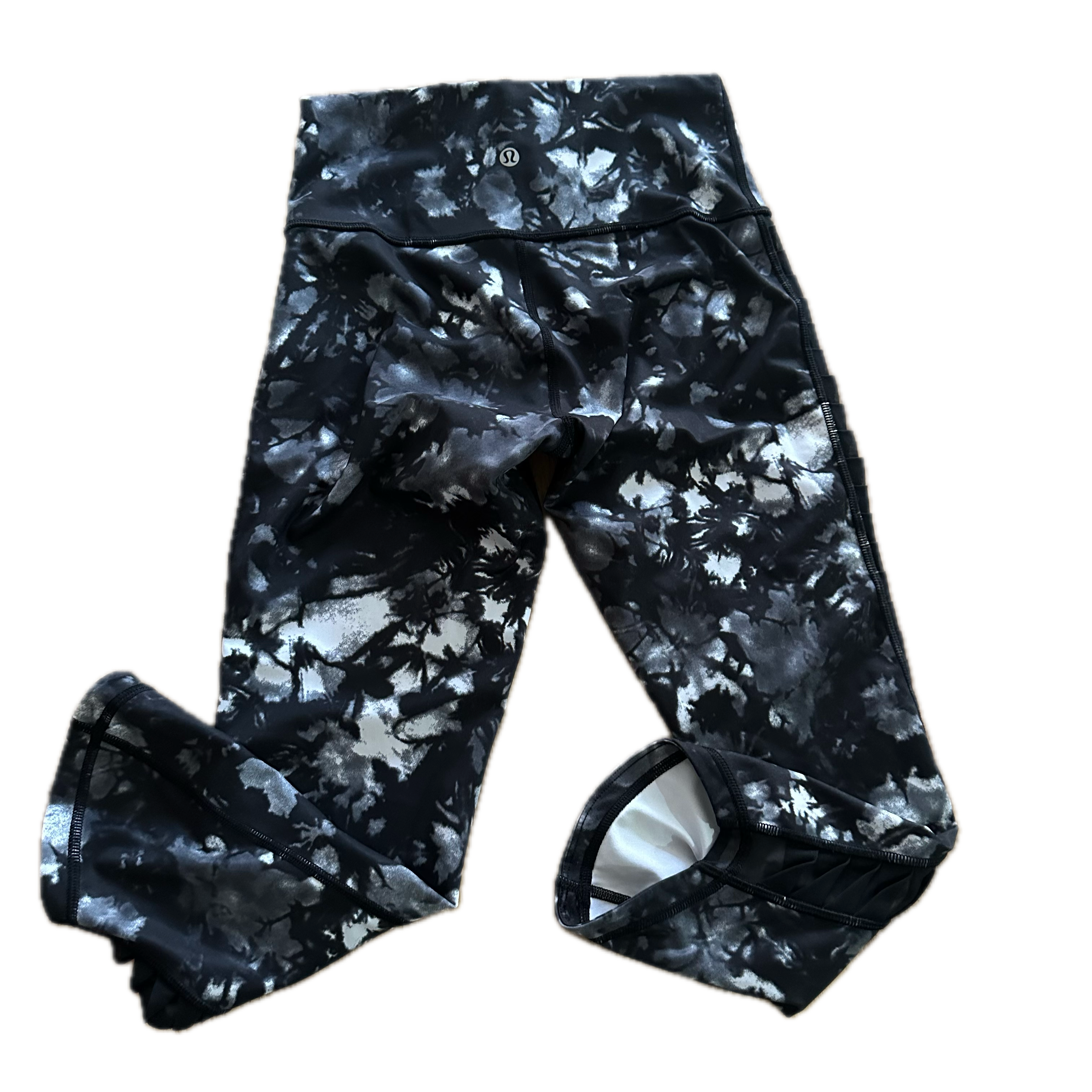 Legging Lululemon talla XCH ¾ print negro/blanco