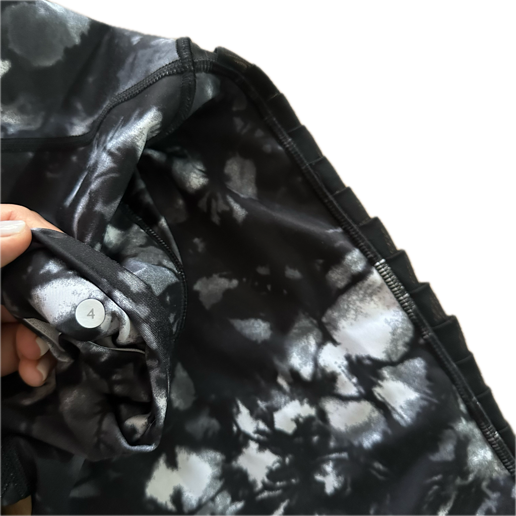 Legging Lululemon talla XCH ¾ print negro/blanco