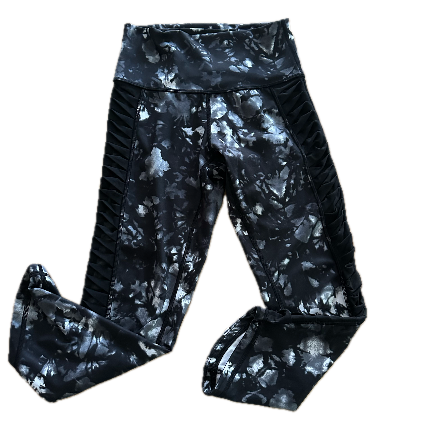 Legging 4 ¾ print negro/blanco