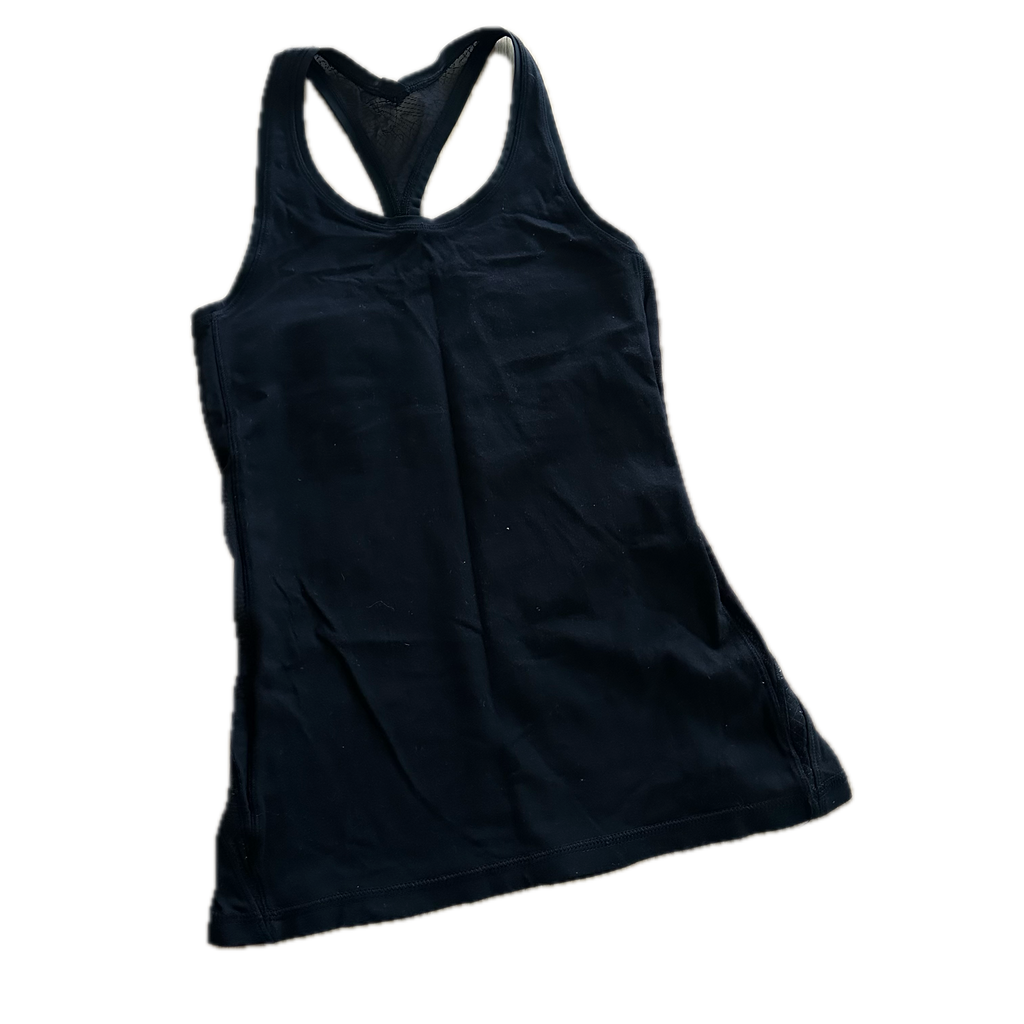 Tank Lululemon talla XCH negro diseño en espalda