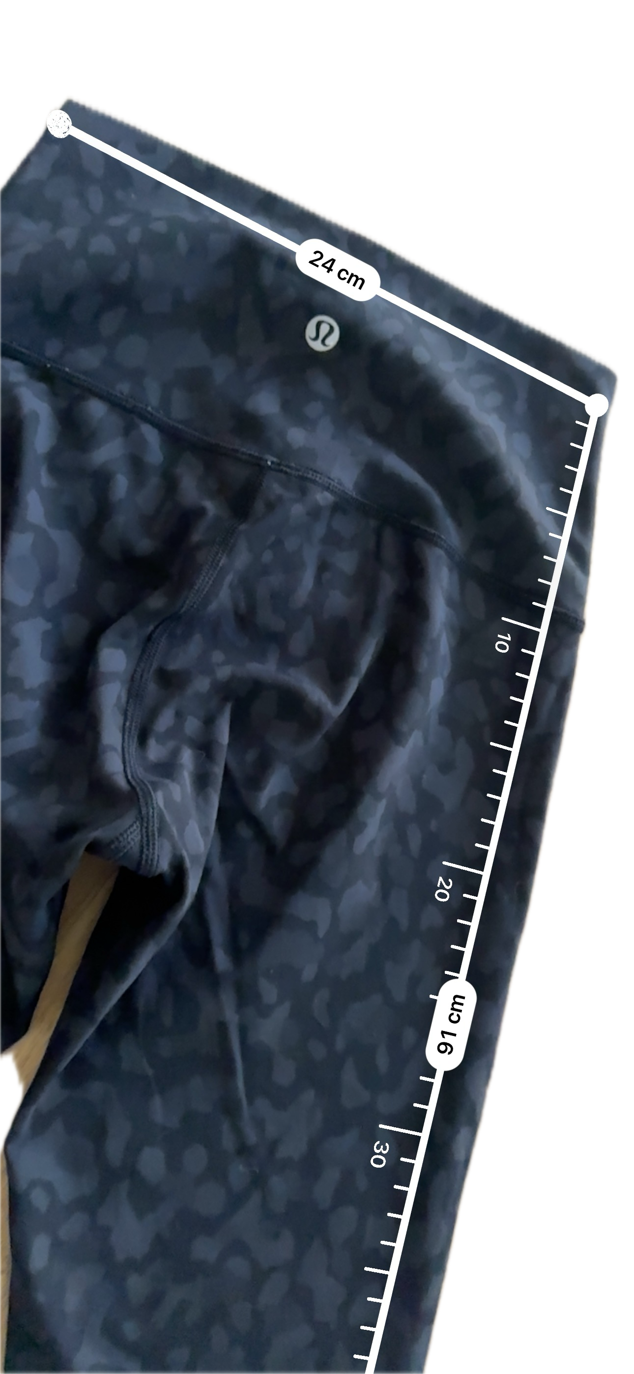 Legging 2 animal print negro