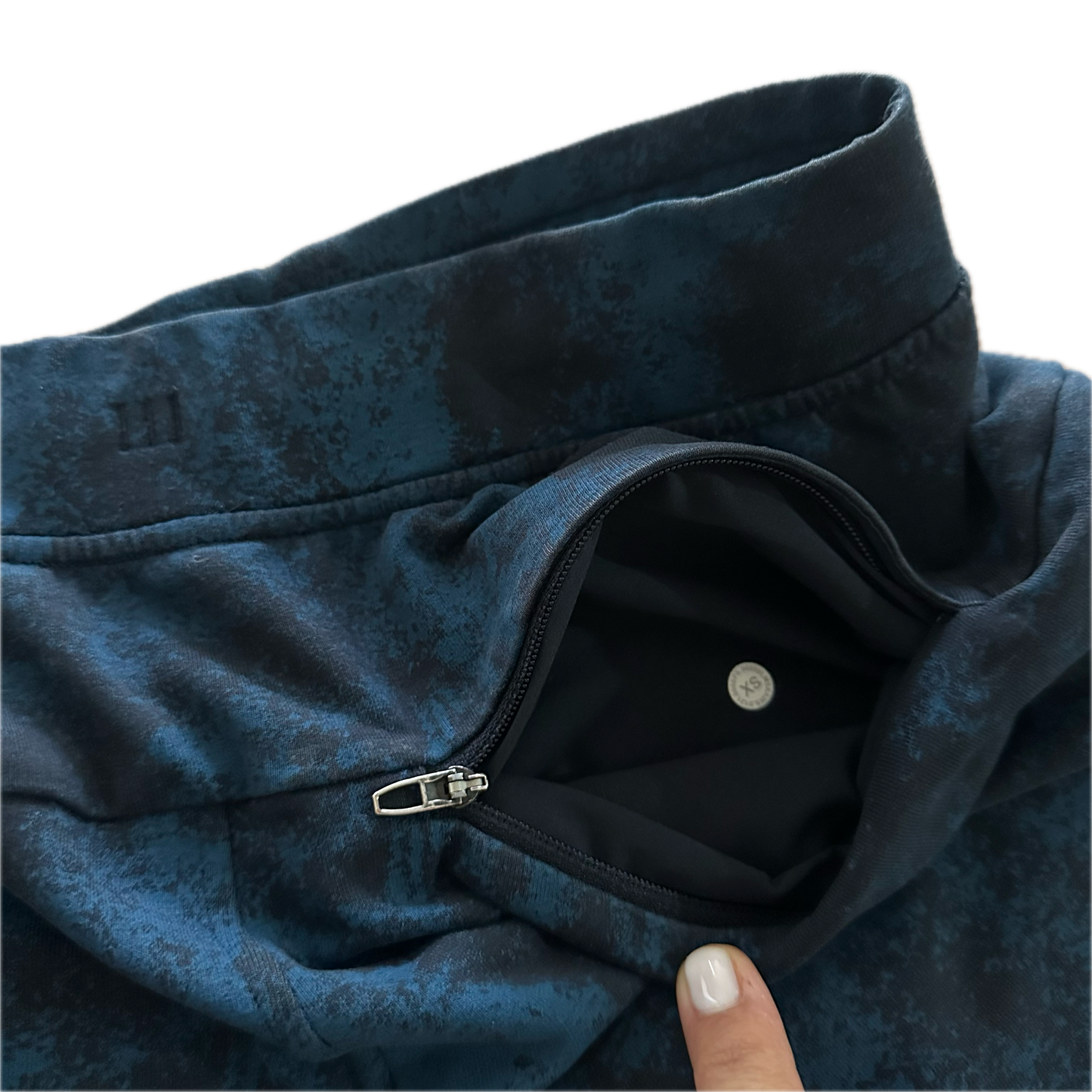 Jogger XS camo azul de hombre