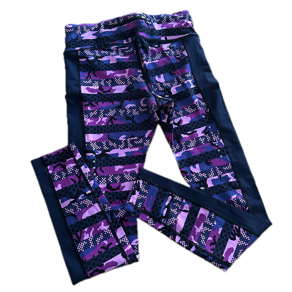 Legging talla M Nike print morados