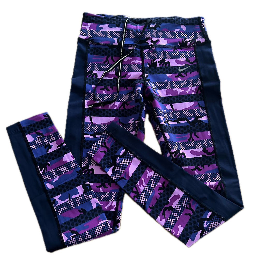 Legging talla M Nike print morados