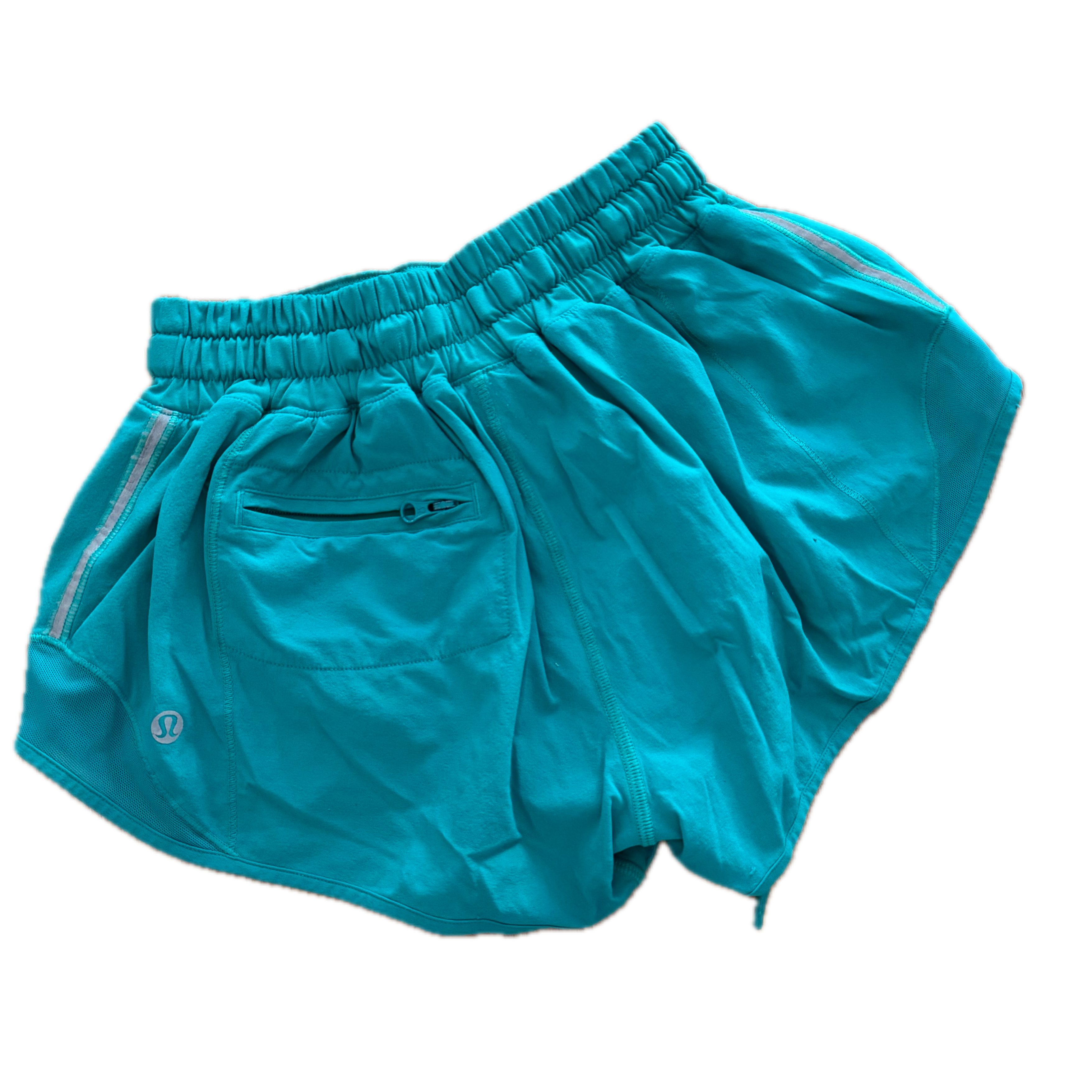 Short Lululemon talla 2 azul aqua tela Nulux™