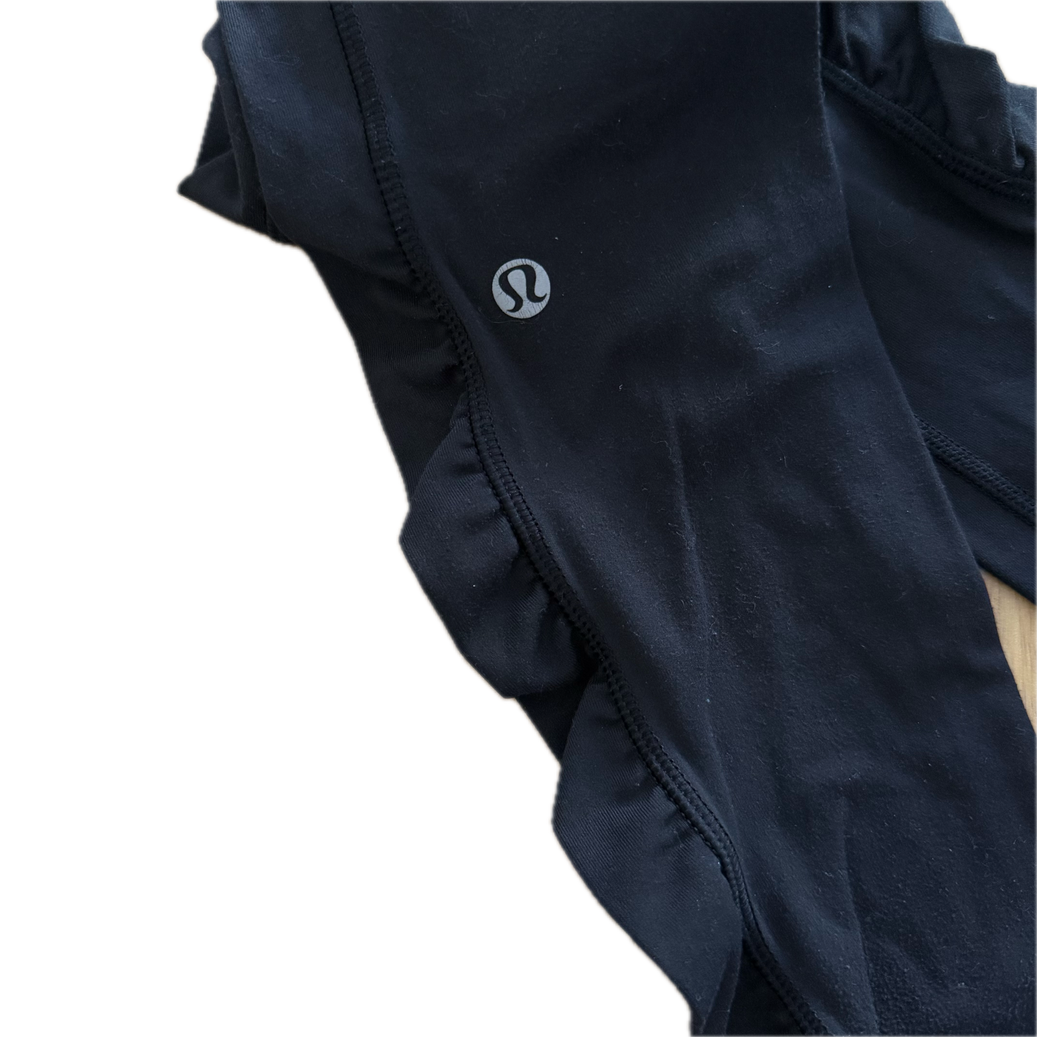 Legging Lululemon talla 2 negro pretina rosa tela Luxtreme™