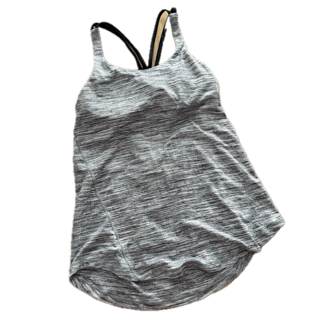 Tank talla 4 gris con top negro