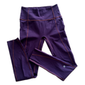 Legging talla 6 morado con costuras