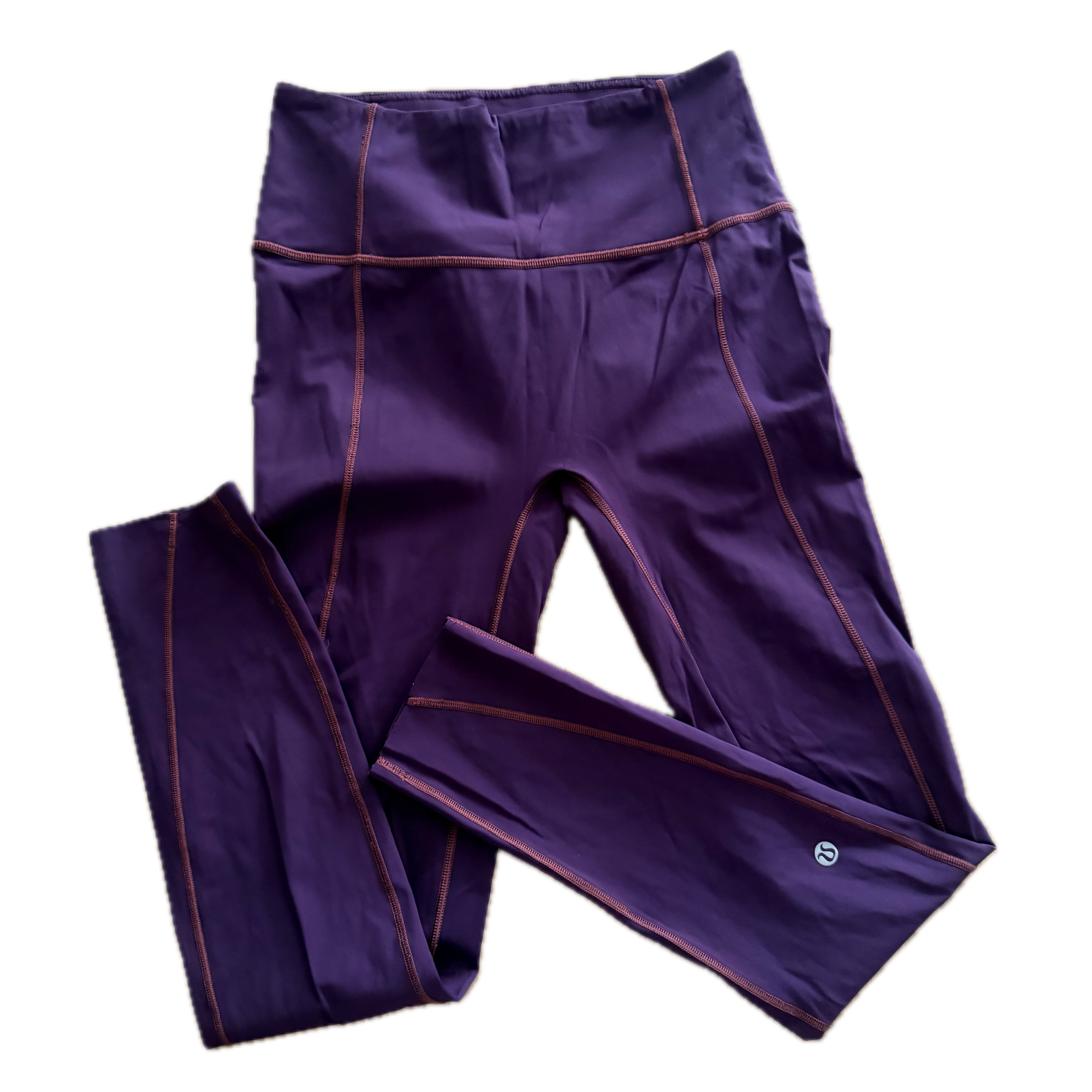 Legging 34" Lululemon talla 6 morado tela Luxtreme™