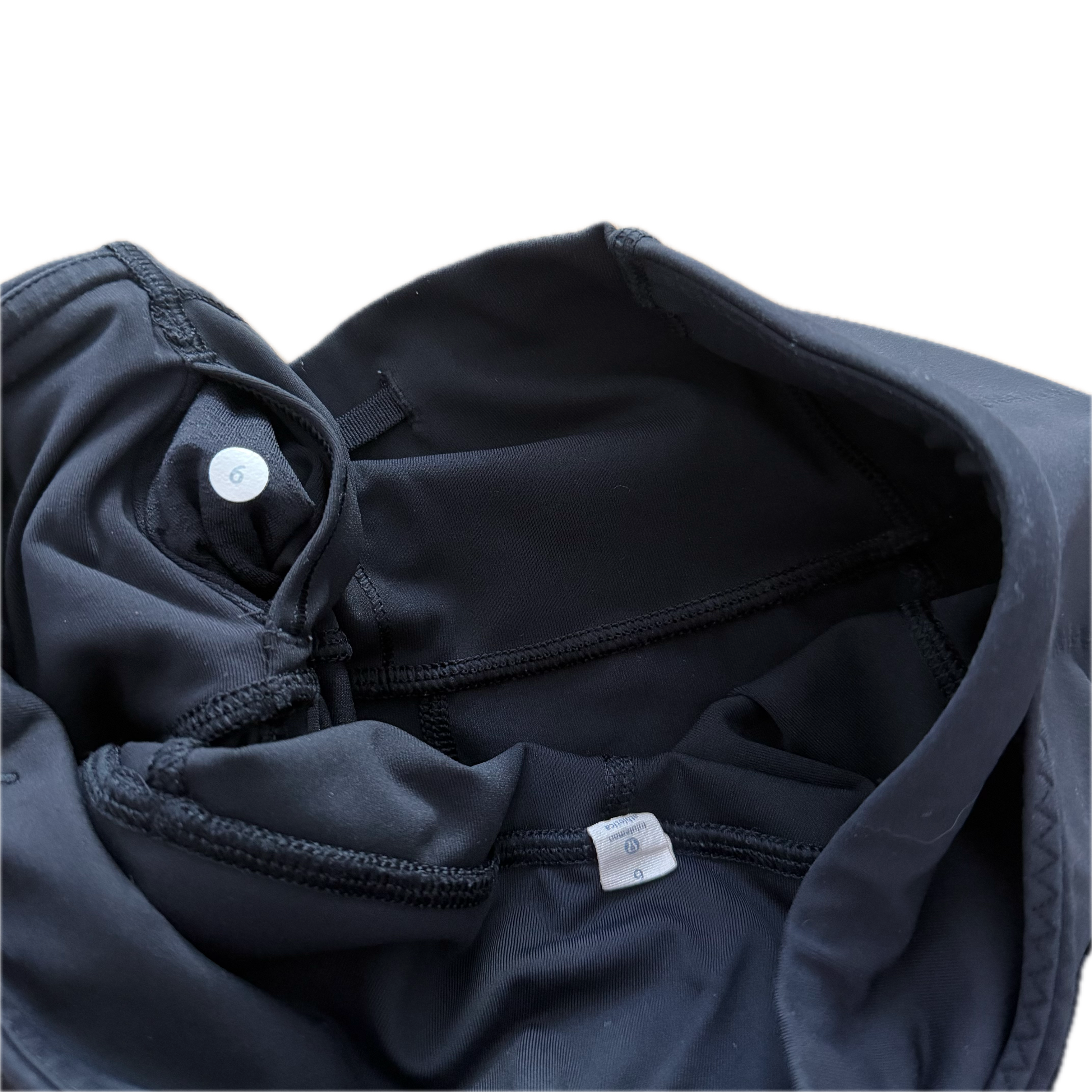 Legging 25" Lululemon talla 6 negro tela Luxtreme™