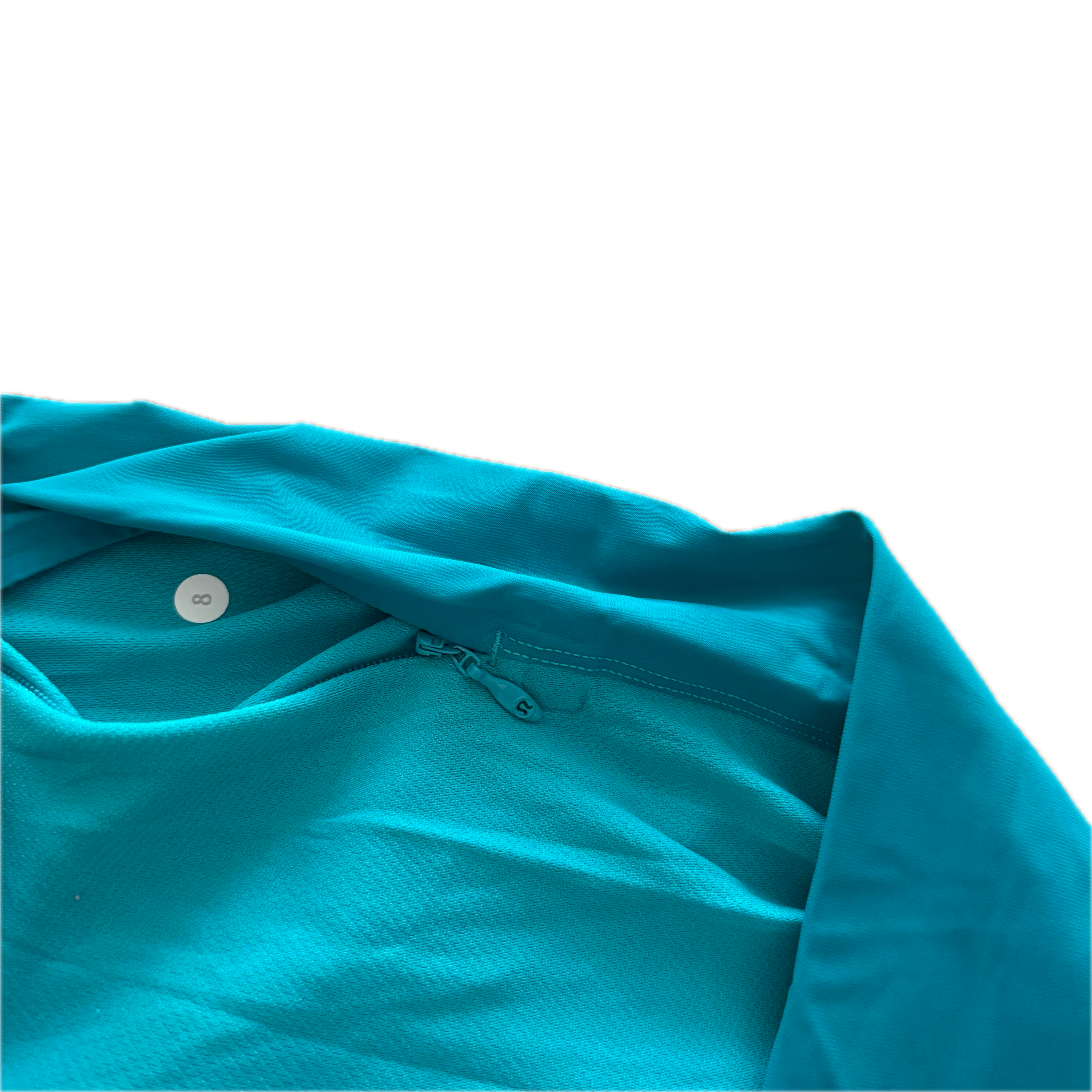 Jacket Lululemon talla 8 azul aqua tela Everlux™