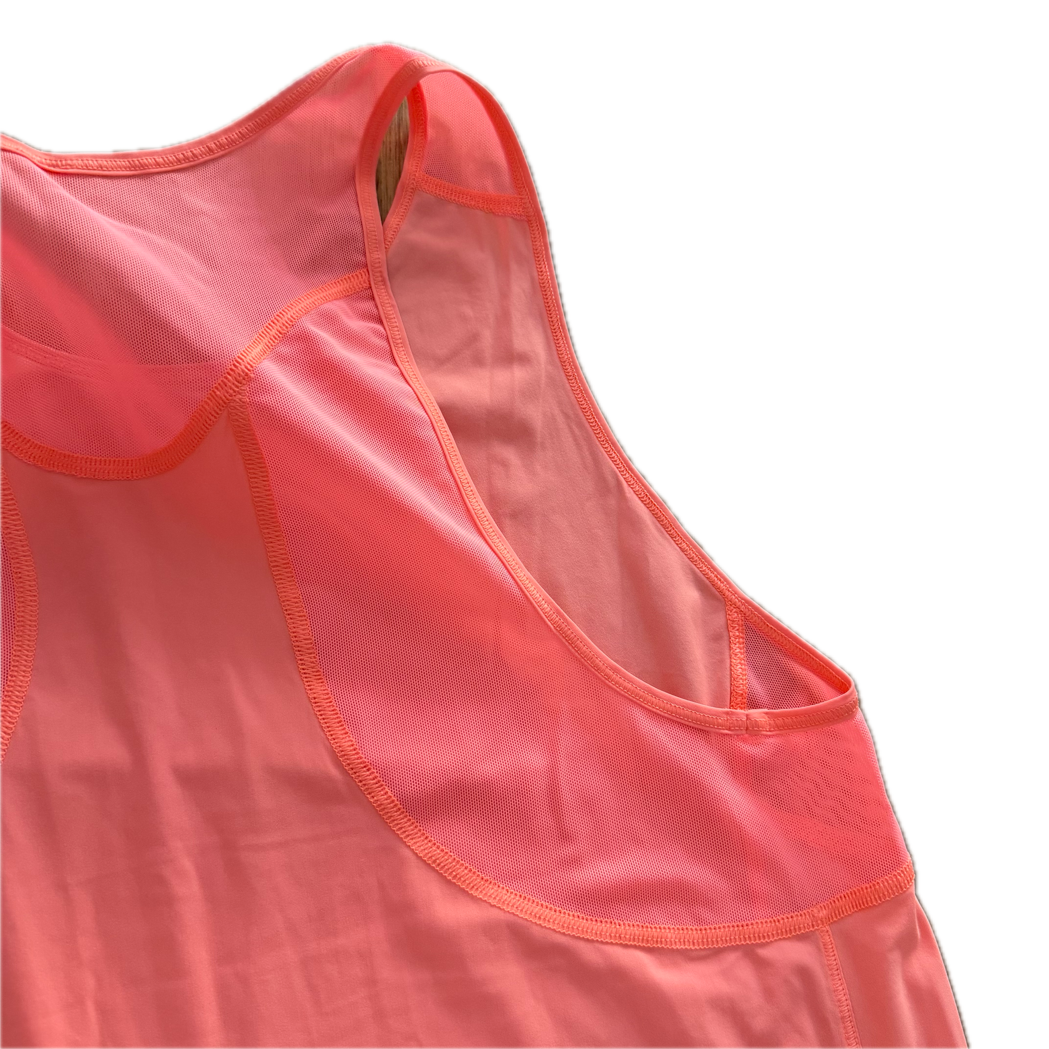 Tank Lululemon talla 8 naranja tela Nulux™