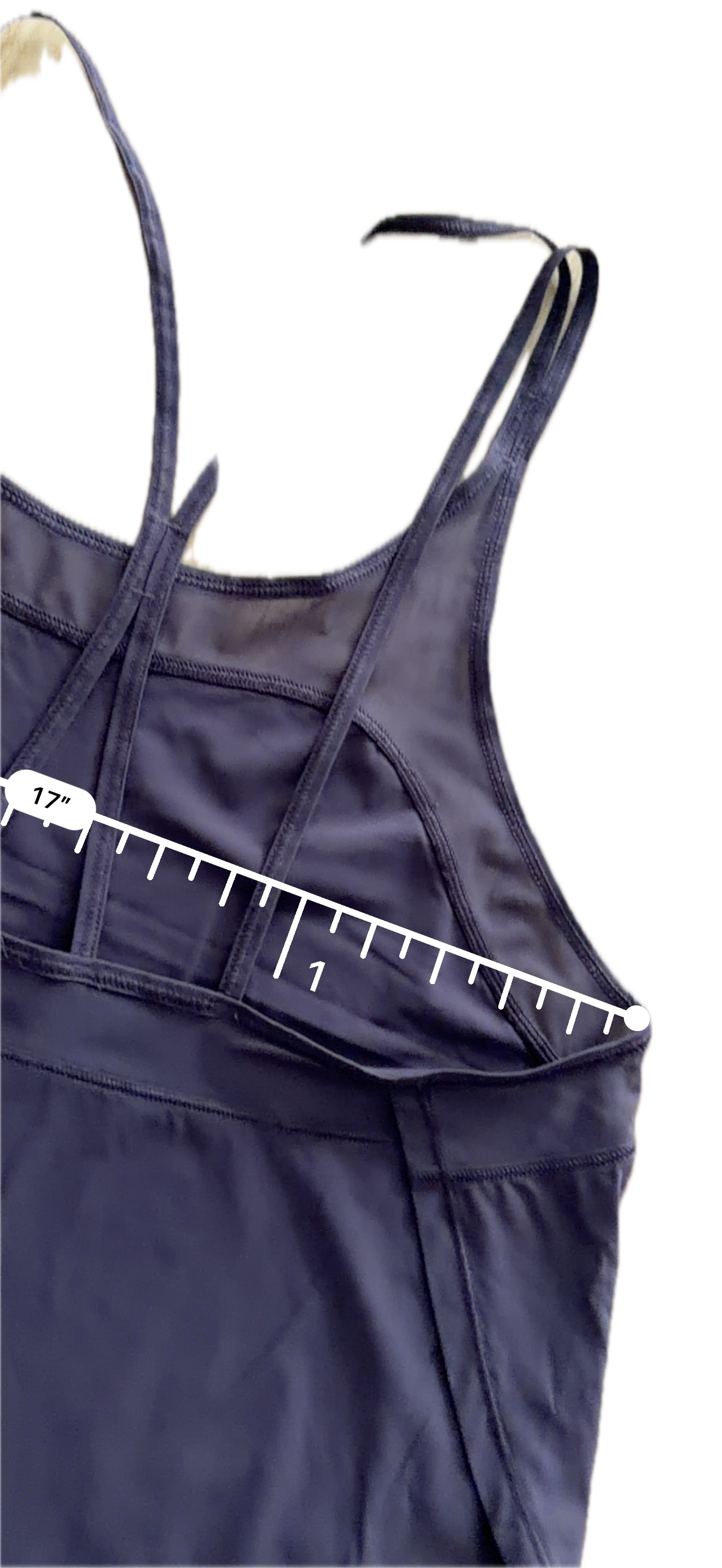 Tank Lululemon talla 10 morado tela Nulux™