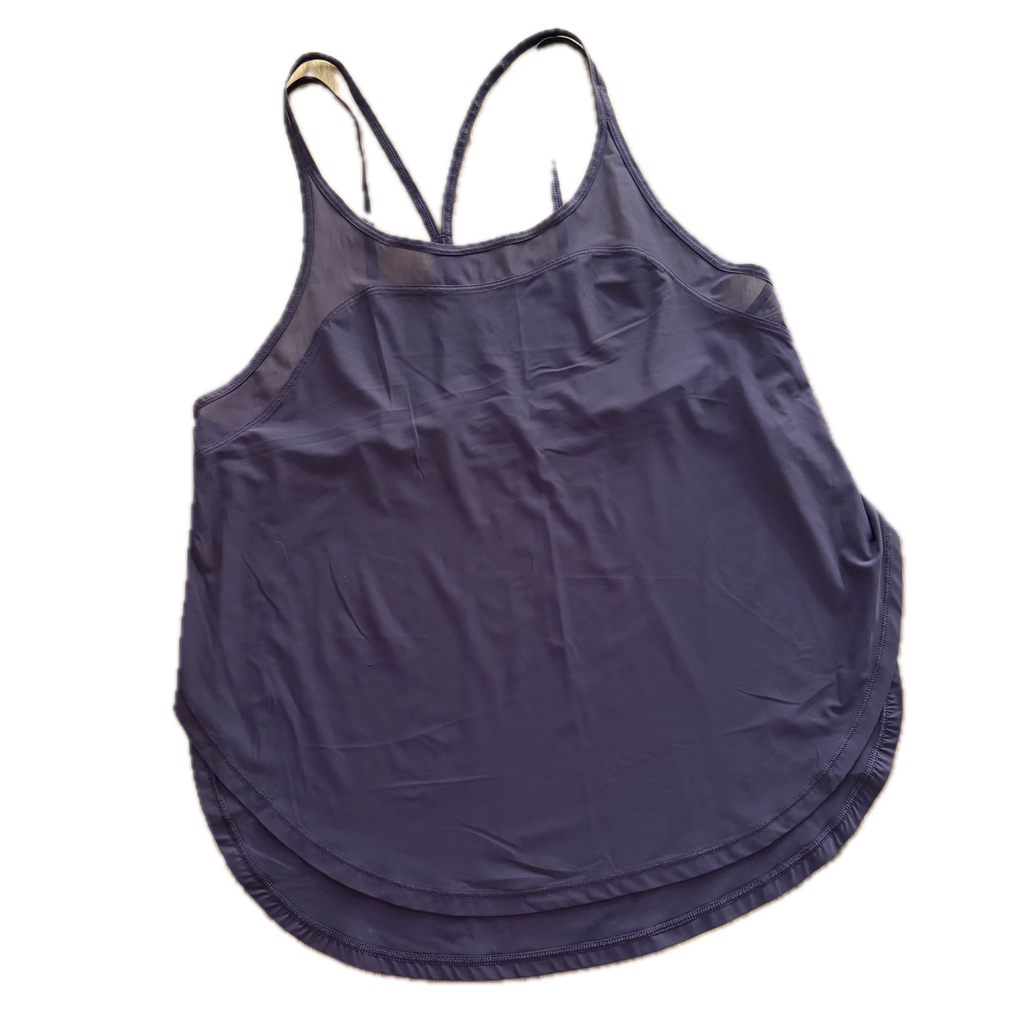 Tank Lululemon talla 10 morado tela Nulux™