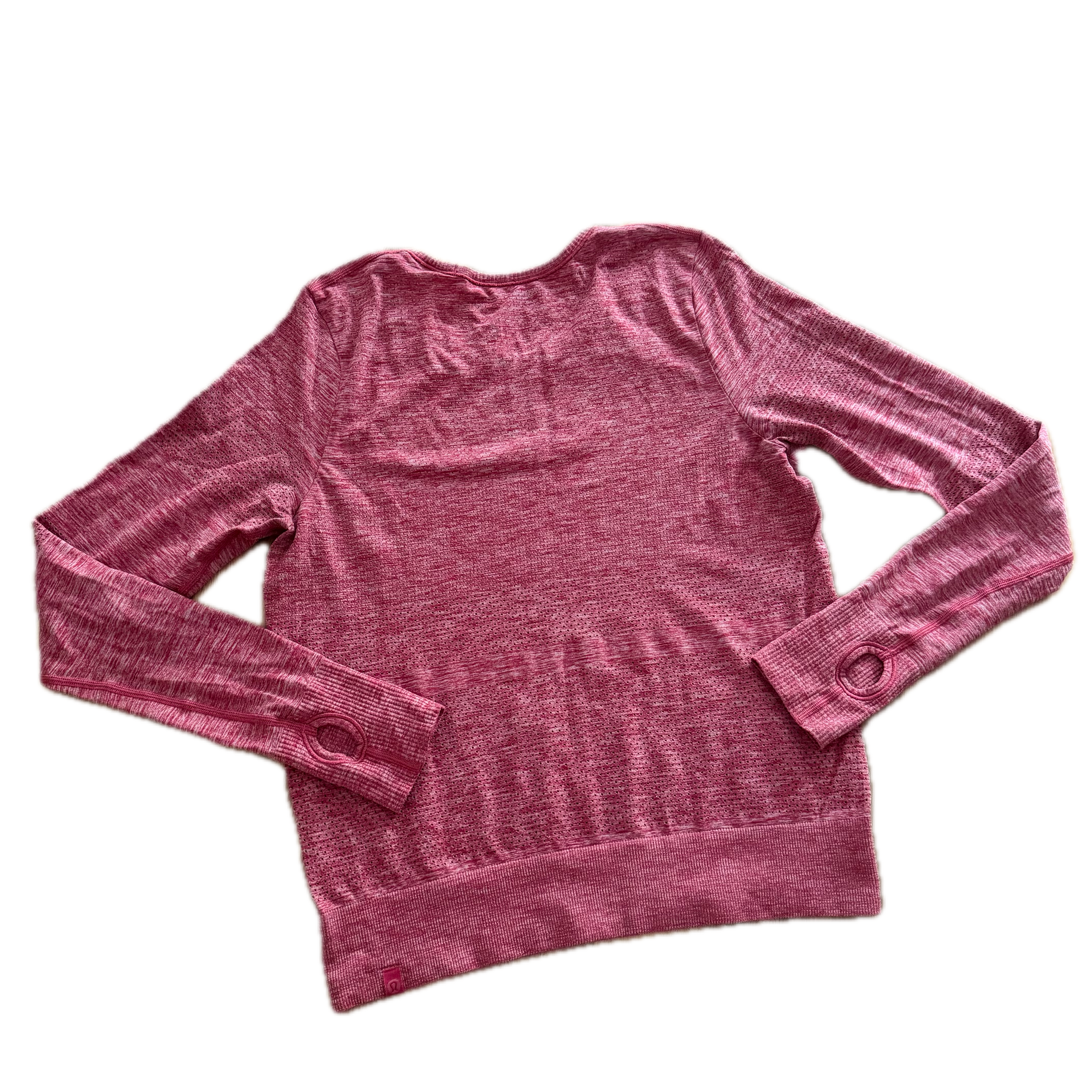 Playera Lululemon talla 8-10 rosa tela Silverescent™
