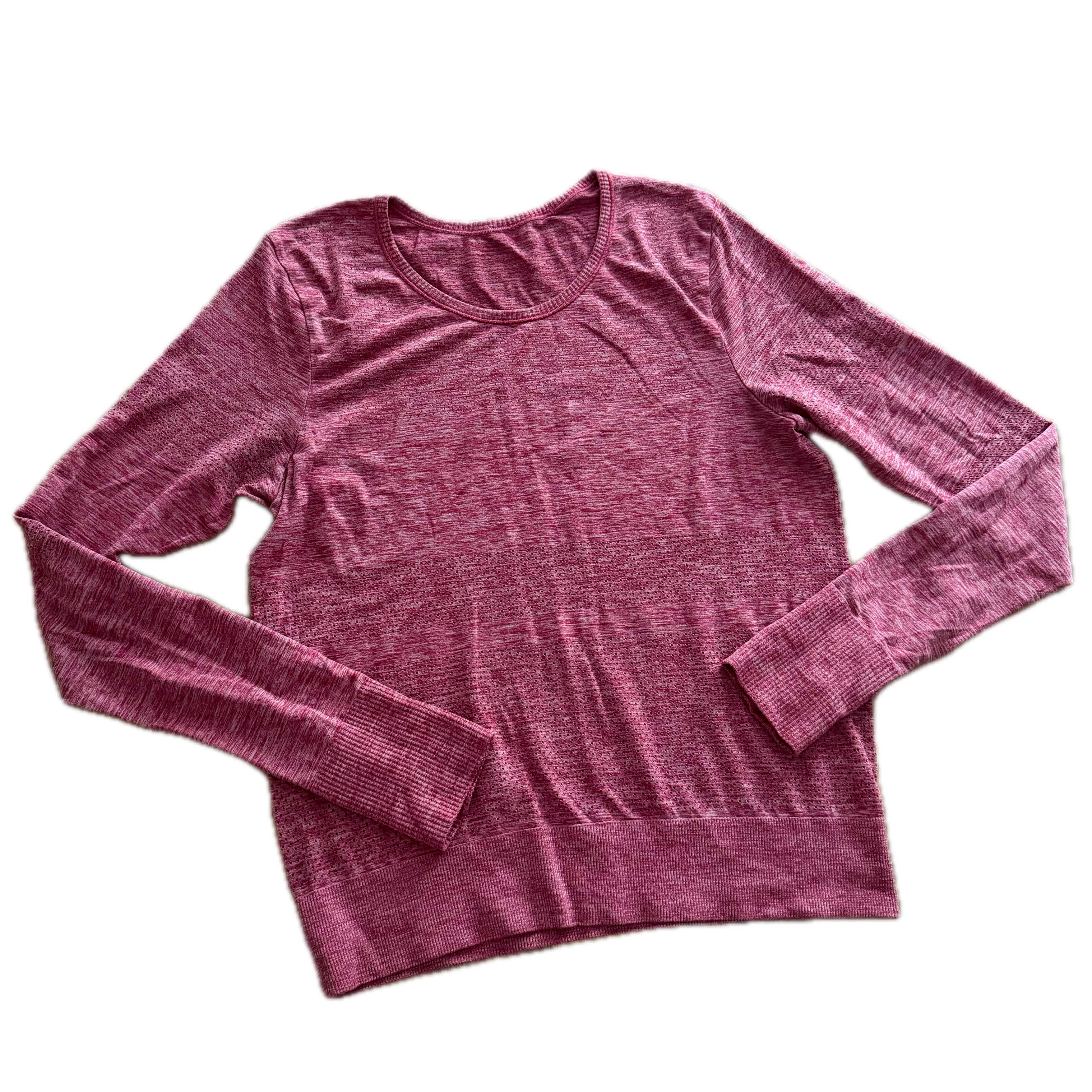 Playera Lululemon talla 8-10 rosa tela Silverescent™