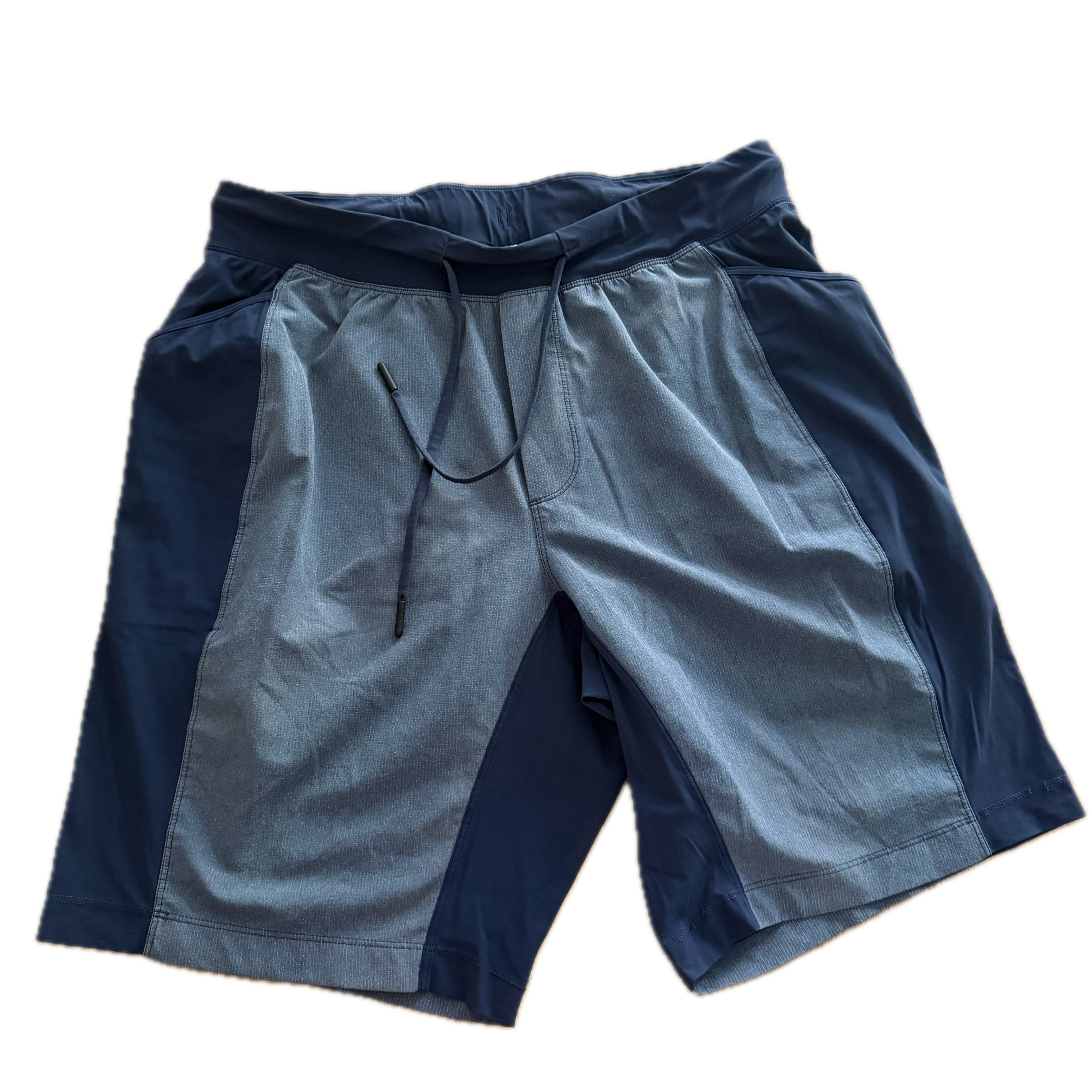 Short Lululemon talla L de hombre azul tela Everlux™