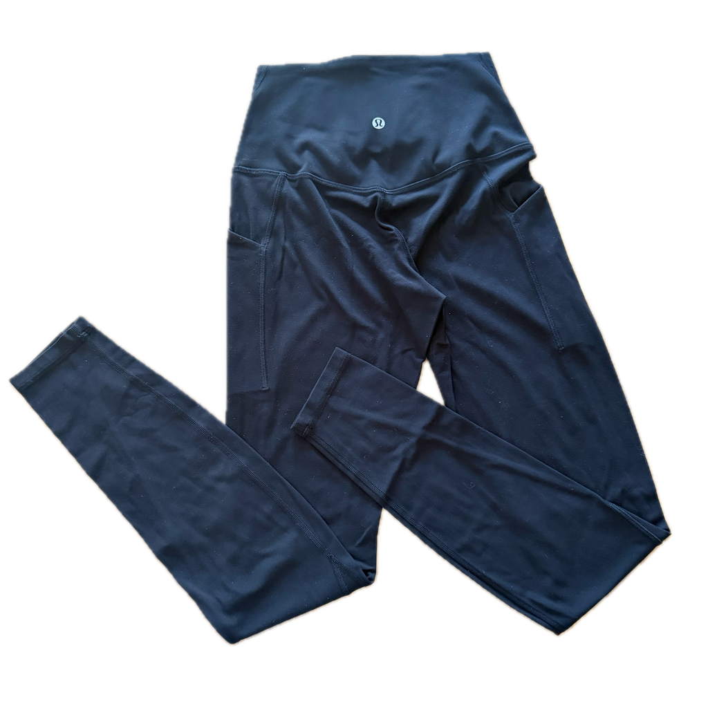 Legging talla 4 negro con bolsas laterales