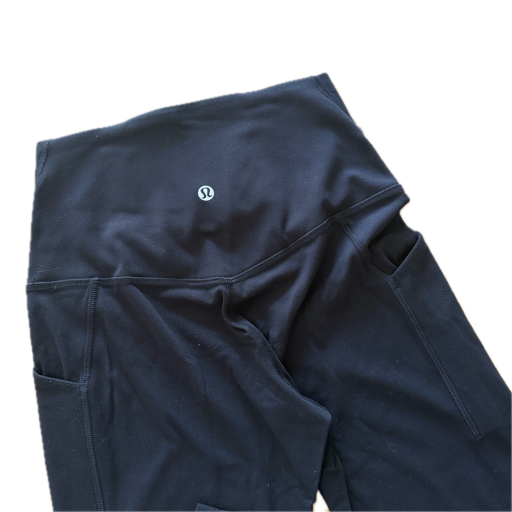 Legging talla 4 negro con bolsas laterales