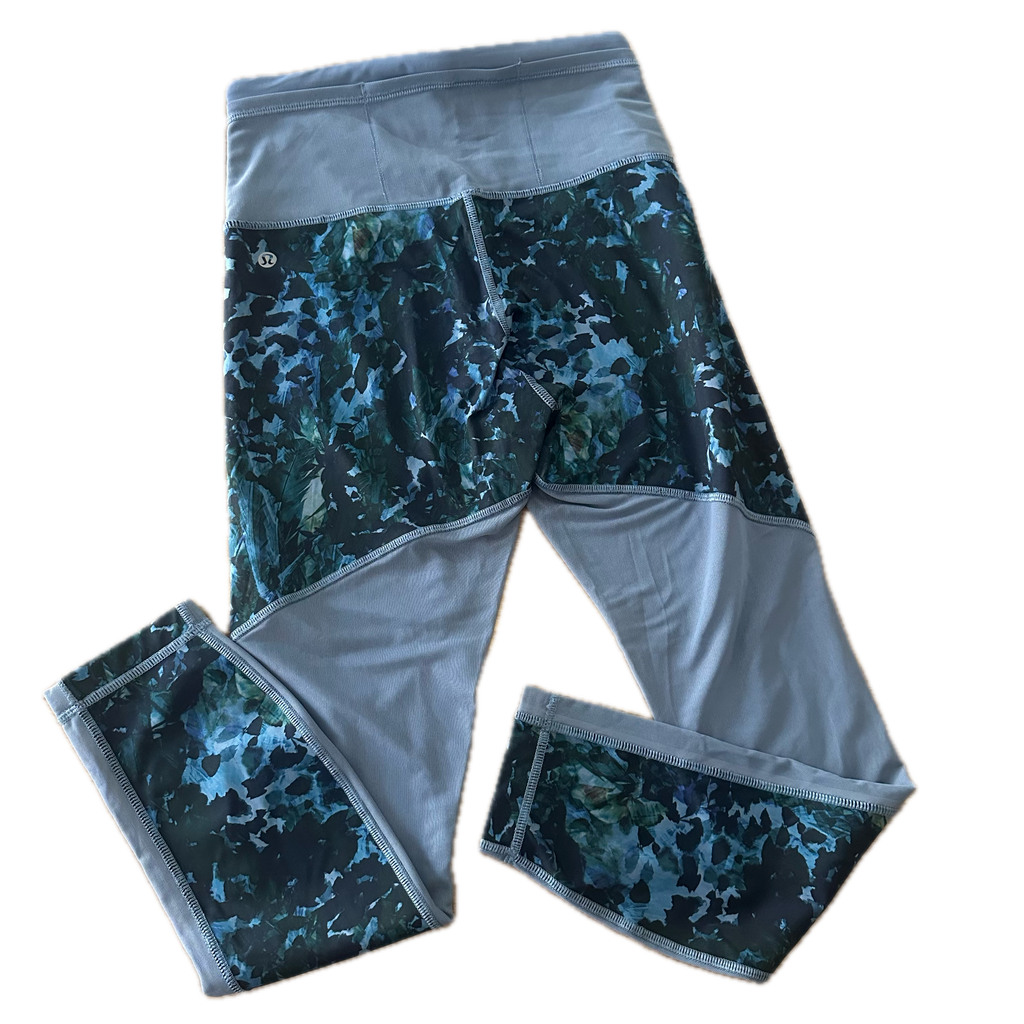 Legging Lululemon talla XCH print azules