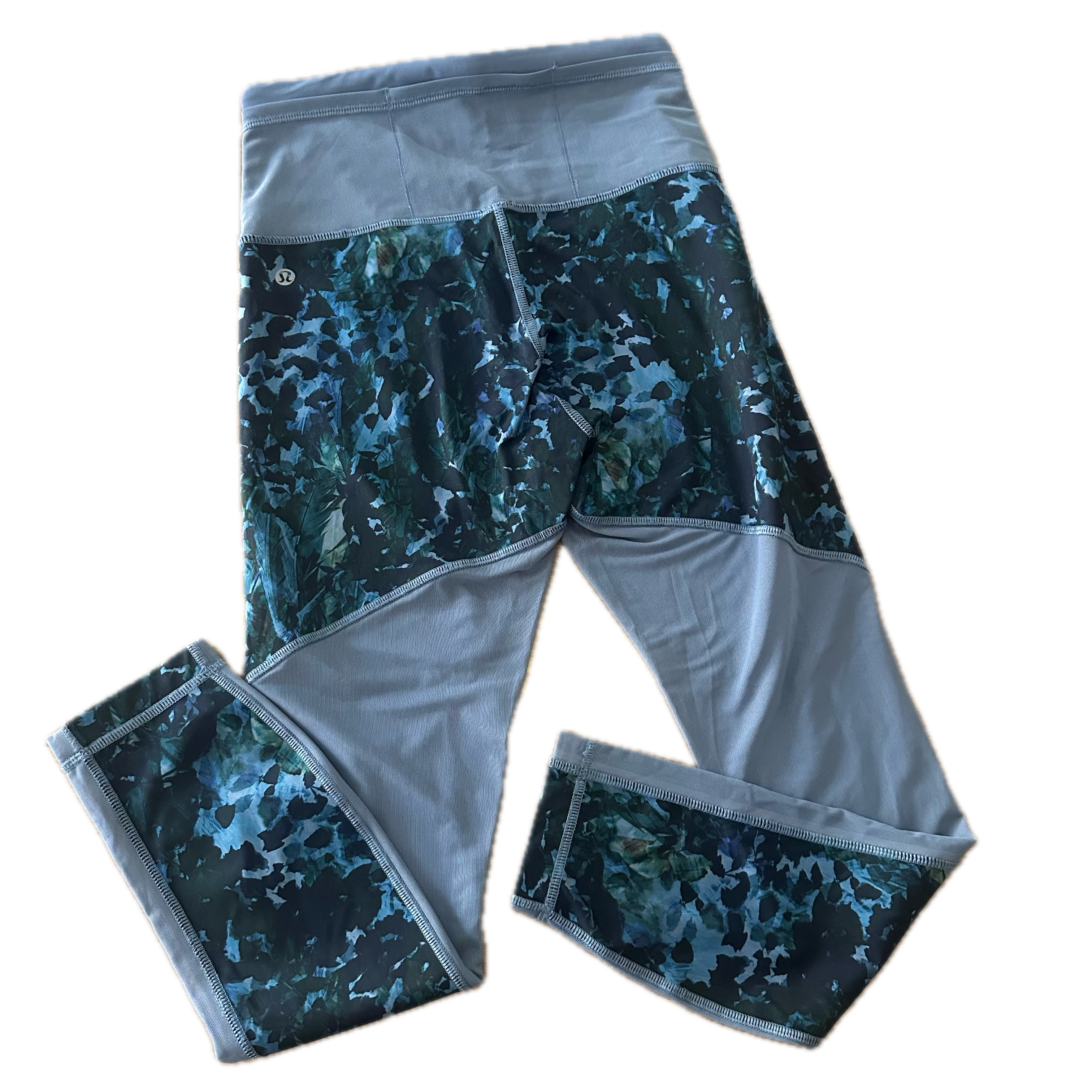 Legging Lululemon talla XCH print azules