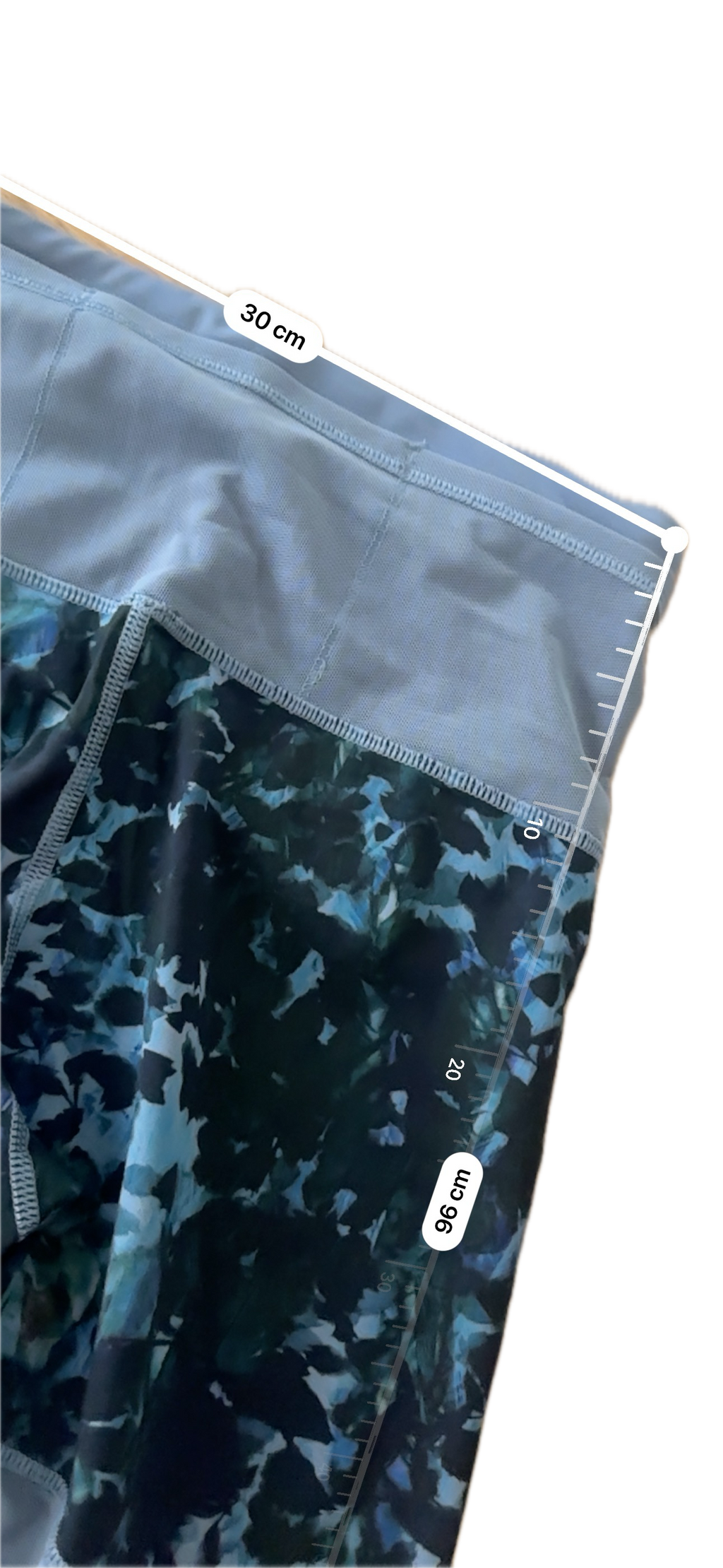 Legging Lululemon talla XCH print azules