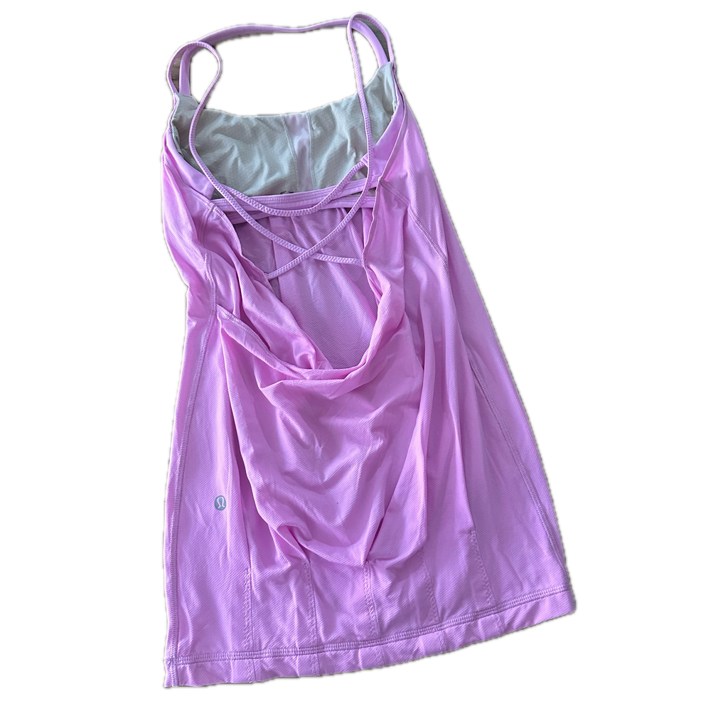 Tank top Lululemon talla XCH rosa pastel